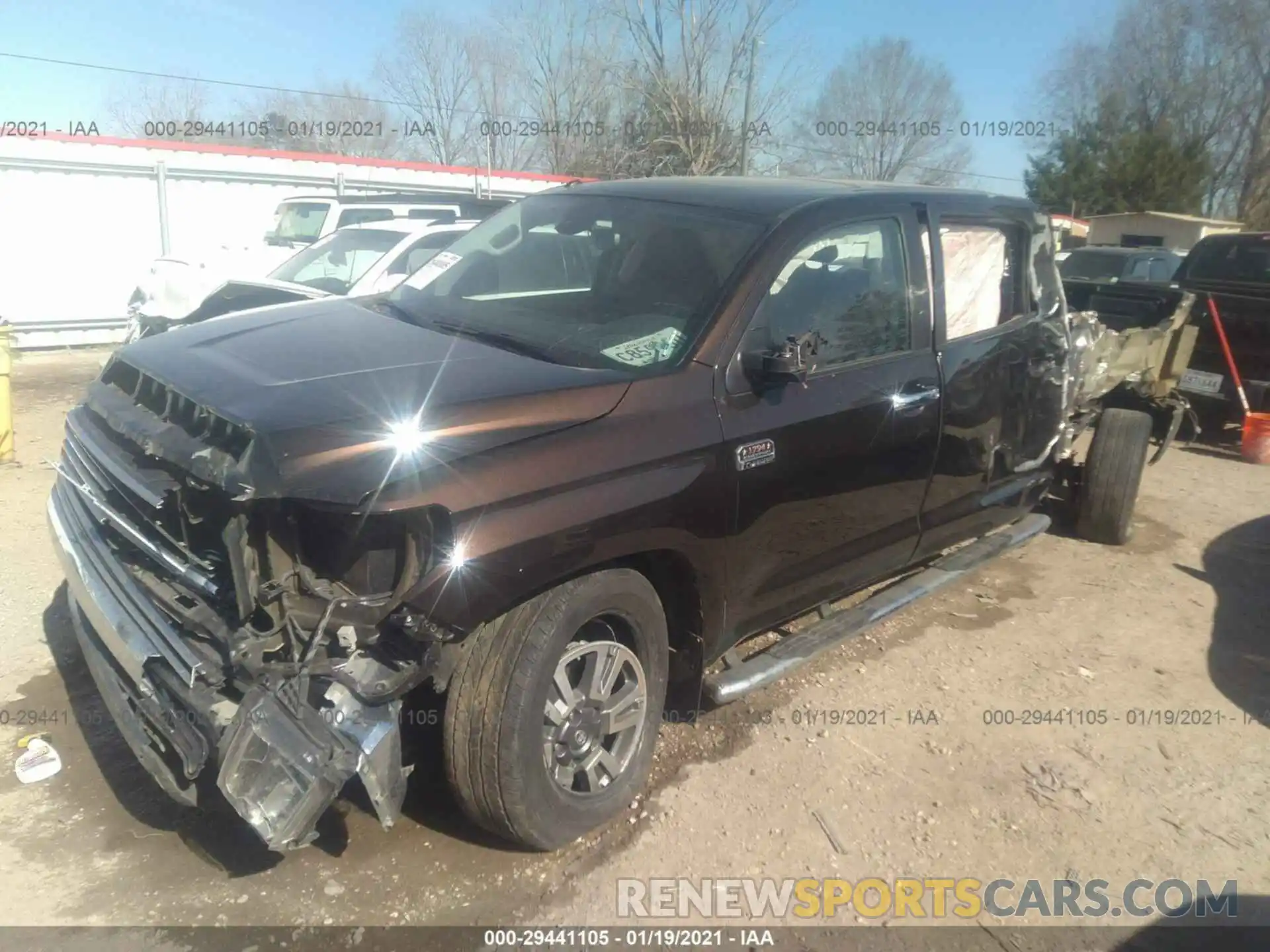 6 Фотография поврежденного автомобиля 5TFAY5F11KX835237 TOYOTA TUNDRA 4WD 2019