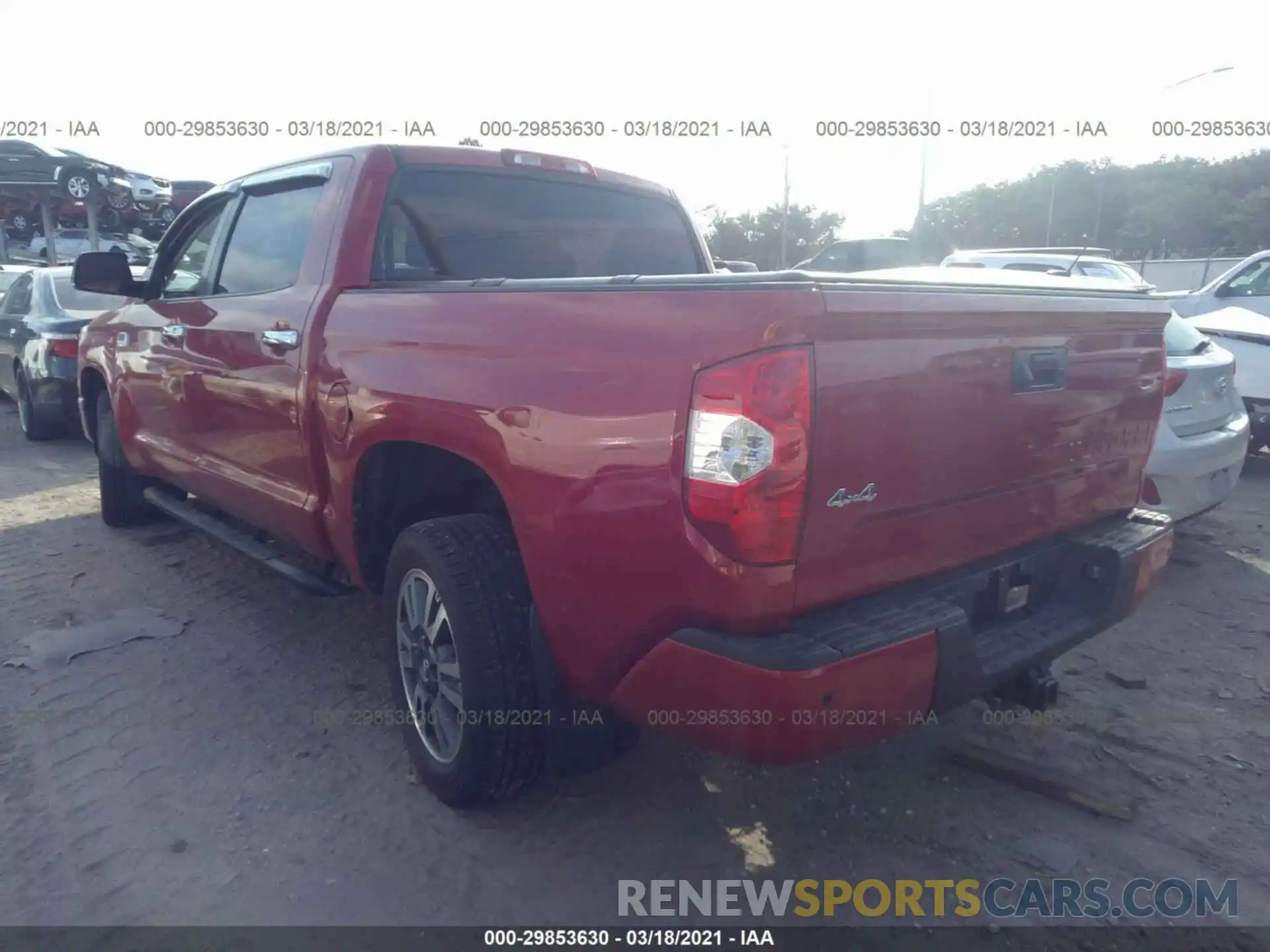 3 Photograph of a damaged car 5TFAY5F11KX863376 TOYOTA TUNDRA 4WD 2019