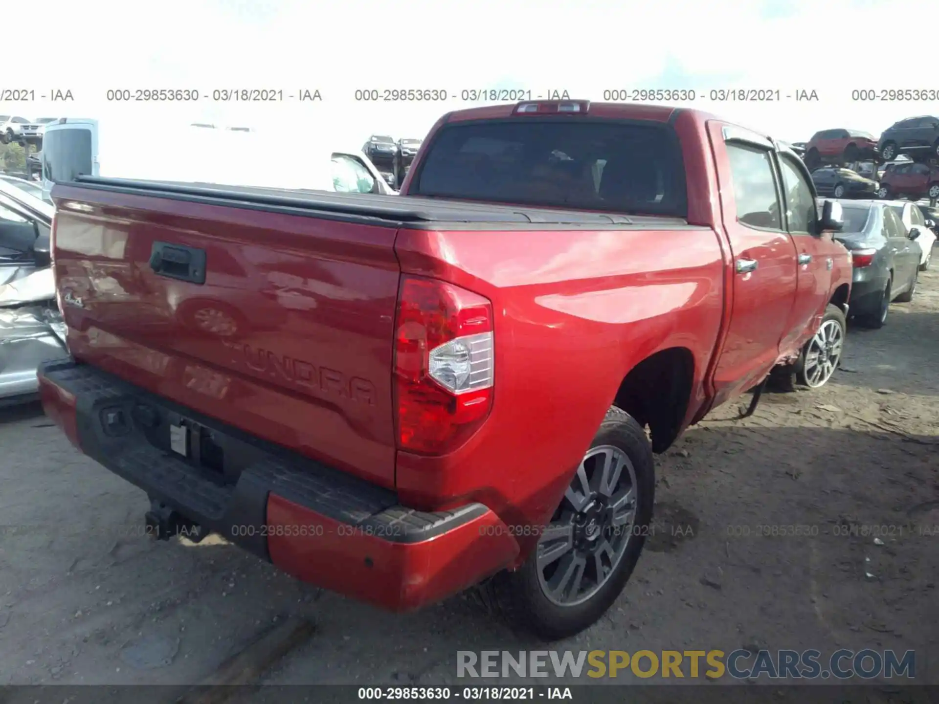 4 Photograph of a damaged car 5TFAY5F11KX863376 TOYOTA TUNDRA 4WD 2019