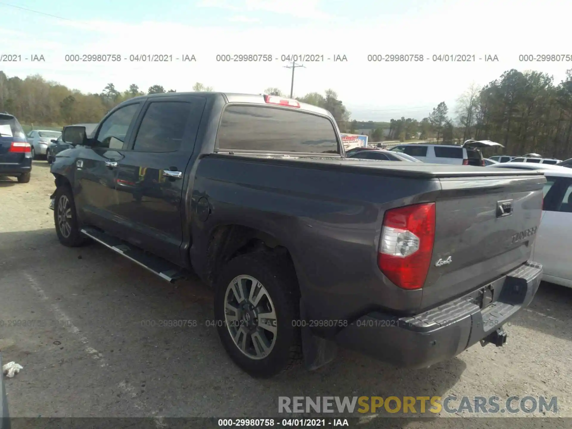 3 Photograph of a damaged car 5TFAY5F12KX821041 TOYOTA TUNDRA 4WD 2019