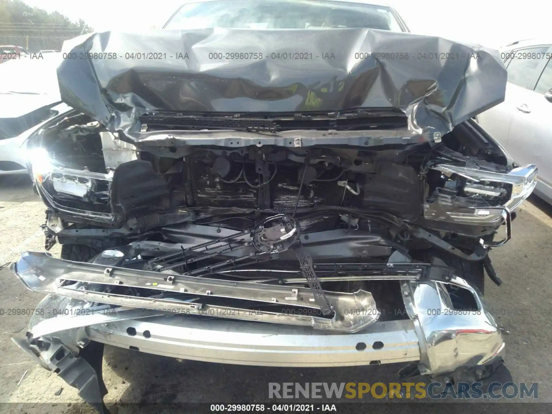 6 Photograph of a damaged car 5TFAY5F12KX821041 TOYOTA TUNDRA 4WD 2019