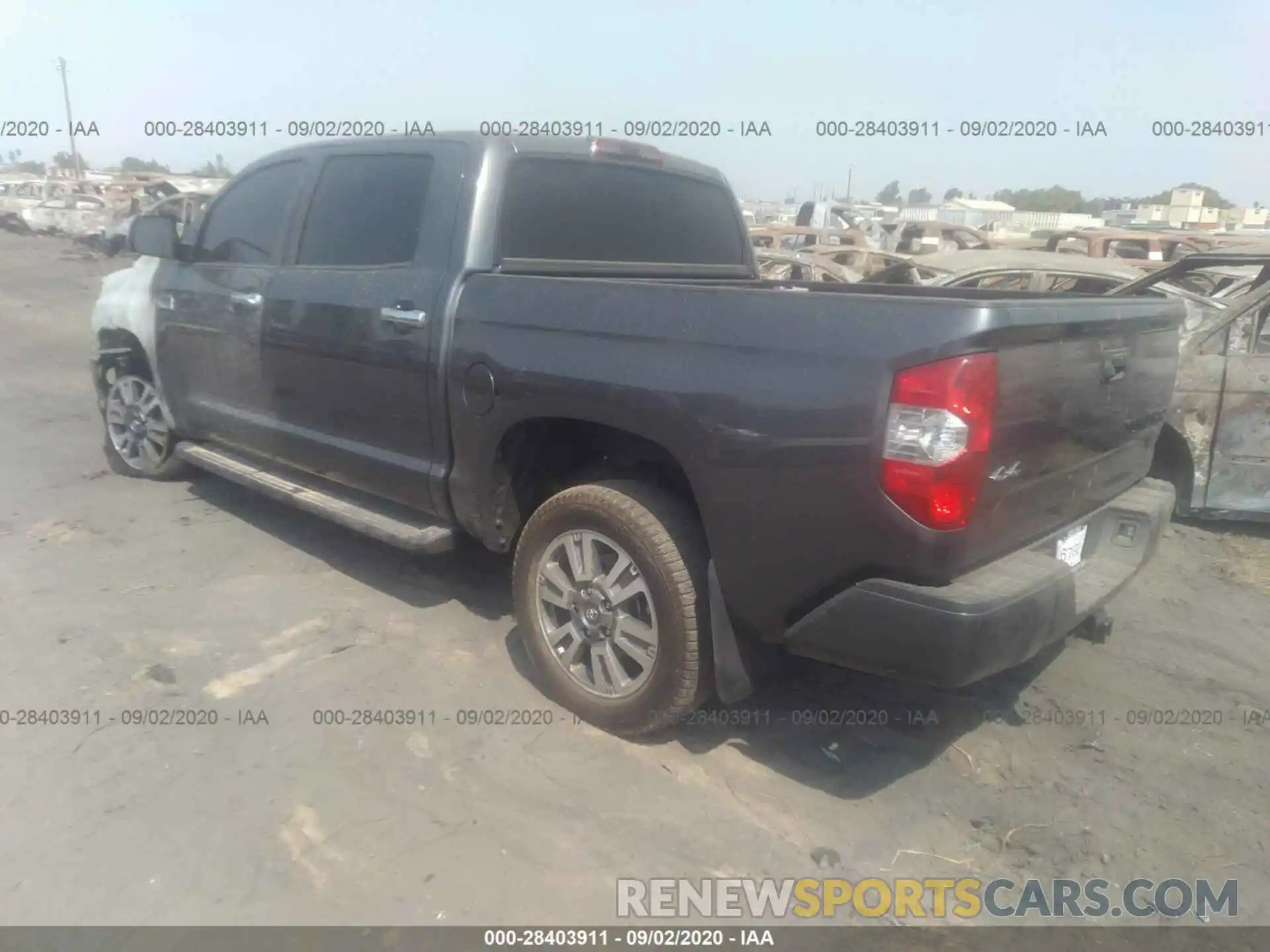 3 Photograph of a damaged car 5TFAY5F12KX863449 TOYOTA TUNDRA 4WD 2019