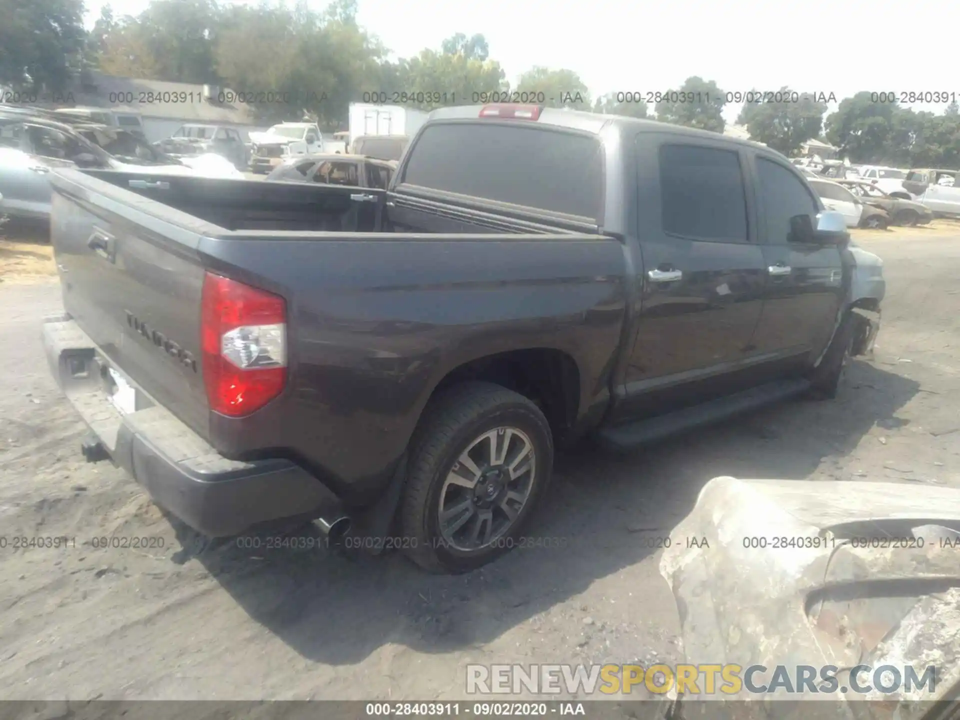 4 Photograph of a damaged car 5TFAY5F12KX863449 TOYOTA TUNDRA 4WD 2019