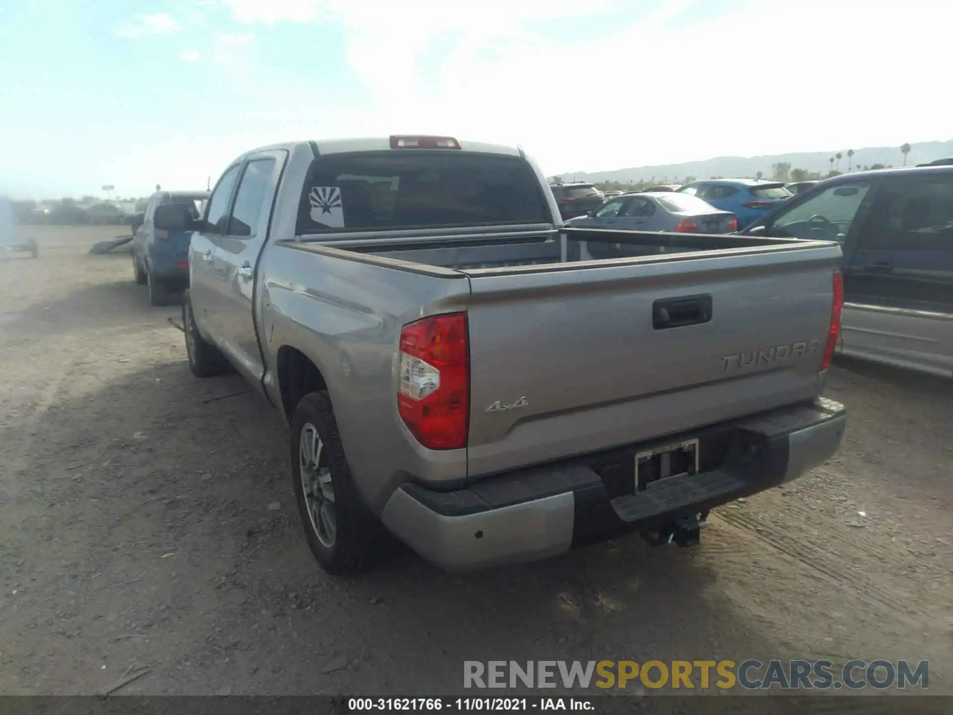 3 Photograph of a damaged car 5TFAY5F12KX866786 TOYOTA TUNDRA 4WD 2019