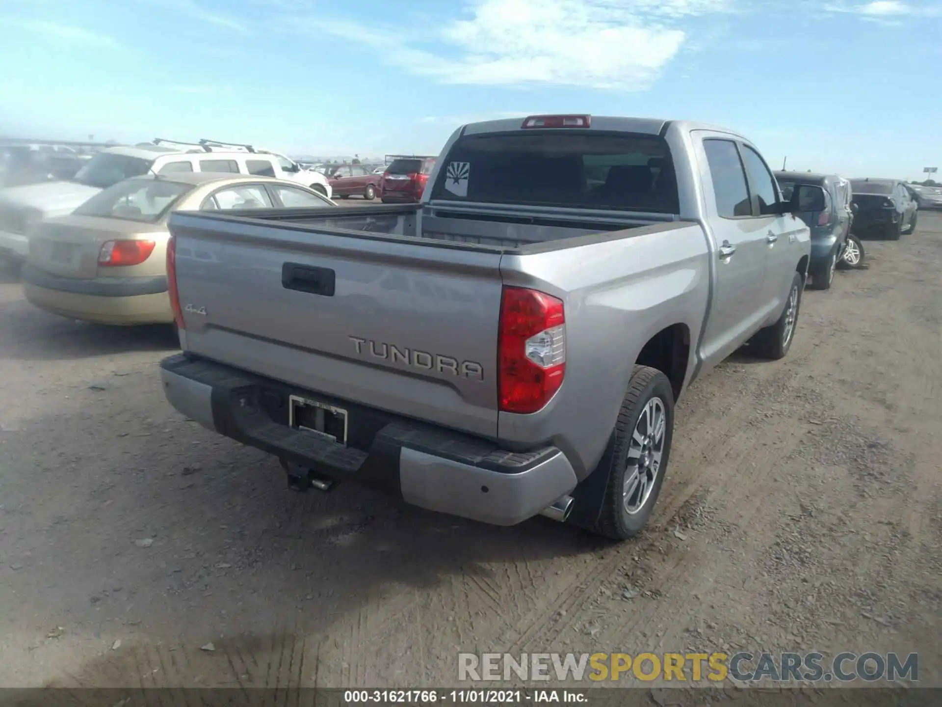 4 Photograph of a damaged car 5TFAY5F12KX866786 TOYOTA TUNDRA 4WD 2019