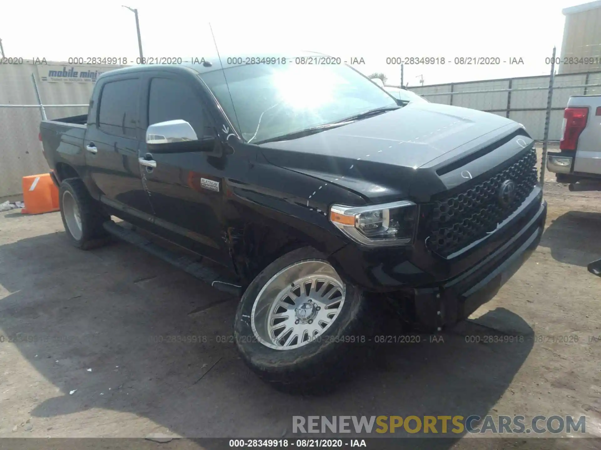 1 Photograph of a damaged car 5TFAY5F13KX785571 TOYOTA TUNDRA 4WD 2019