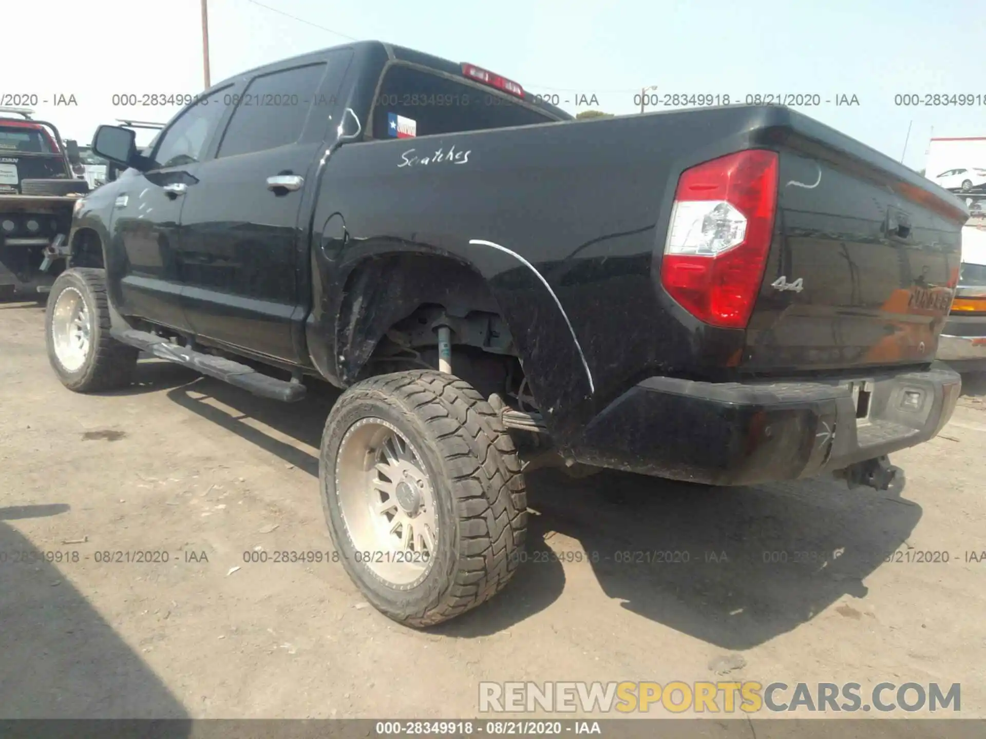 3 Photograph of a damaged car 5TFAY5F13KX785571 TOYOTA TUNDRA 4WD 2019