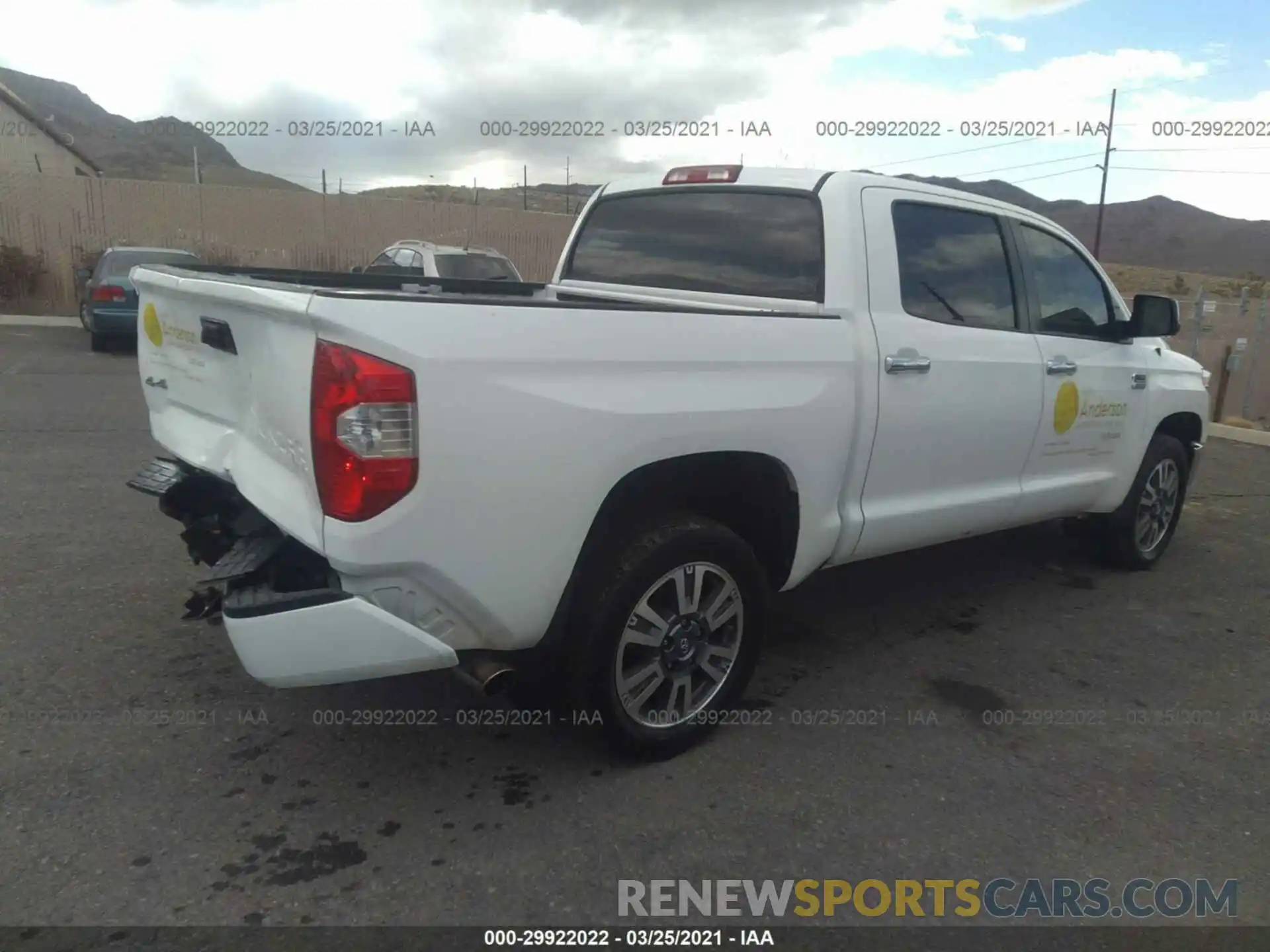 4 Photograph of a damaged car 5TFAY5F13KX787756 TOYOTA TUNDRA 4WD 2019