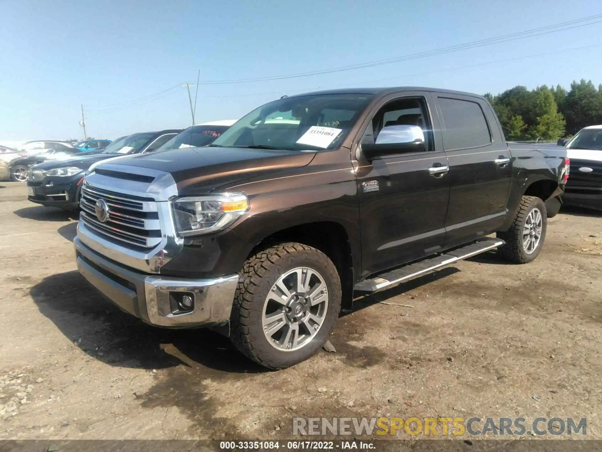 2 Photograph of a damaged car 5TFAY5F14KX816813 TOYOTA TUNDRA 4WD 2019