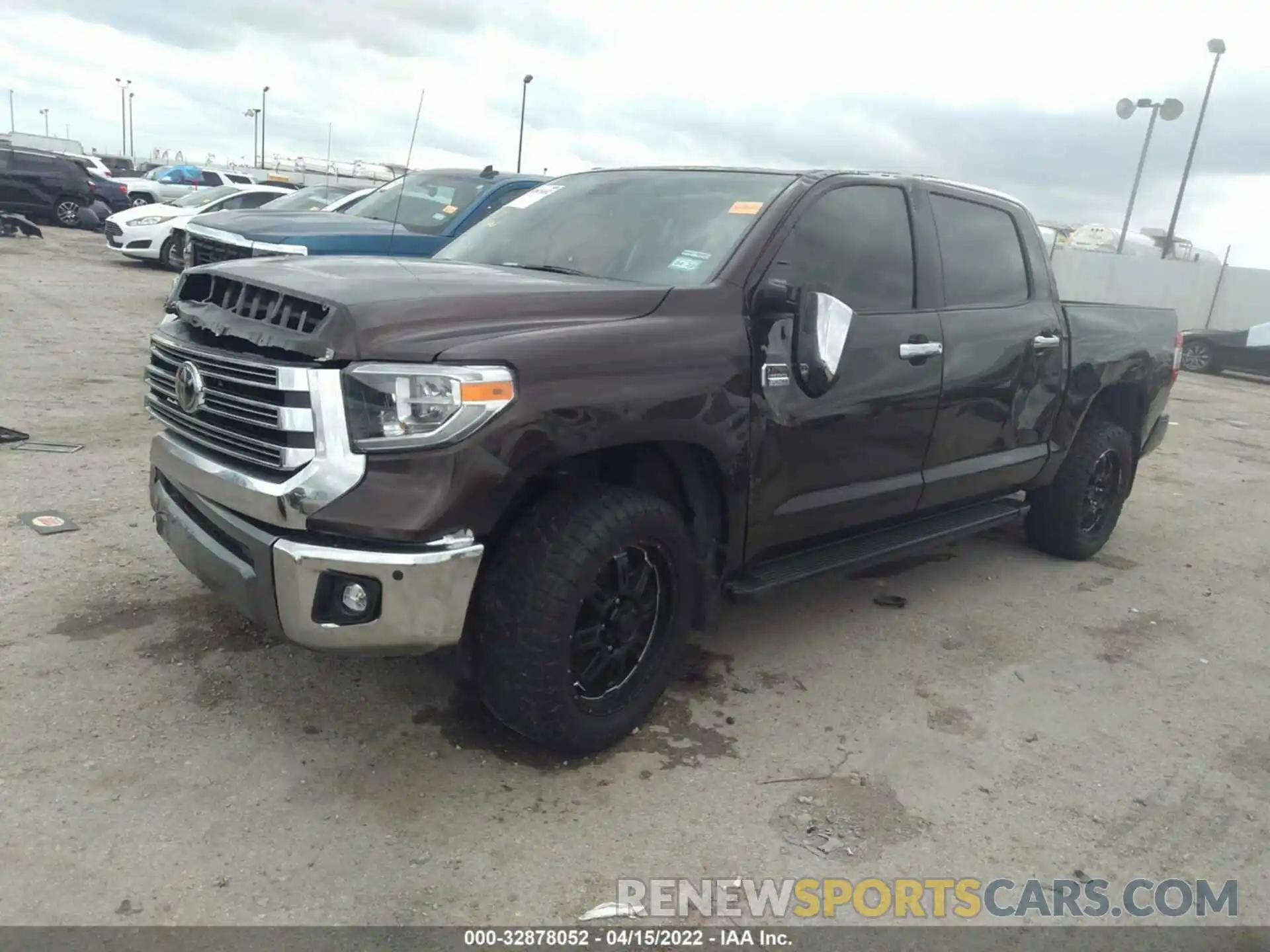 2 Photograph of a damaged car 5TFAY5F14KX842862 TOYOTA TUNDRA 4WD 2019