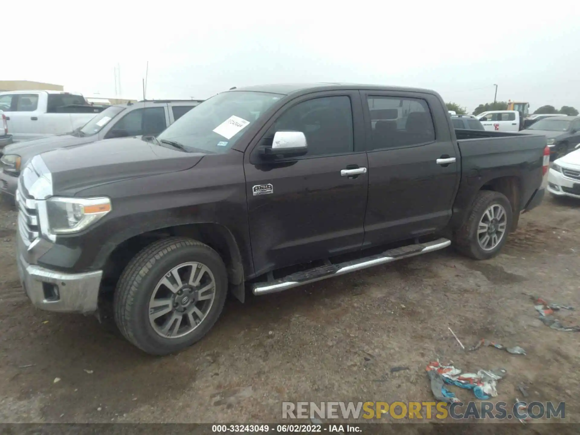 2 Photograph of a damaged car 5TFAY5F15KX787855 TOYOTA TUNDRA 4WD 2019