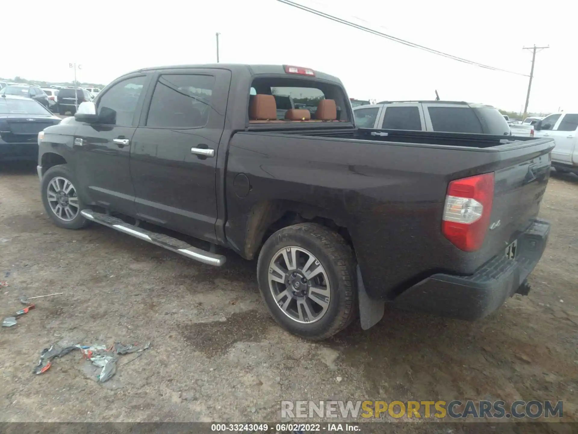 3 Photograph of a damaged car 5TFAY5F15KX787855 TOYOTA TUNDRA 4WD 2019