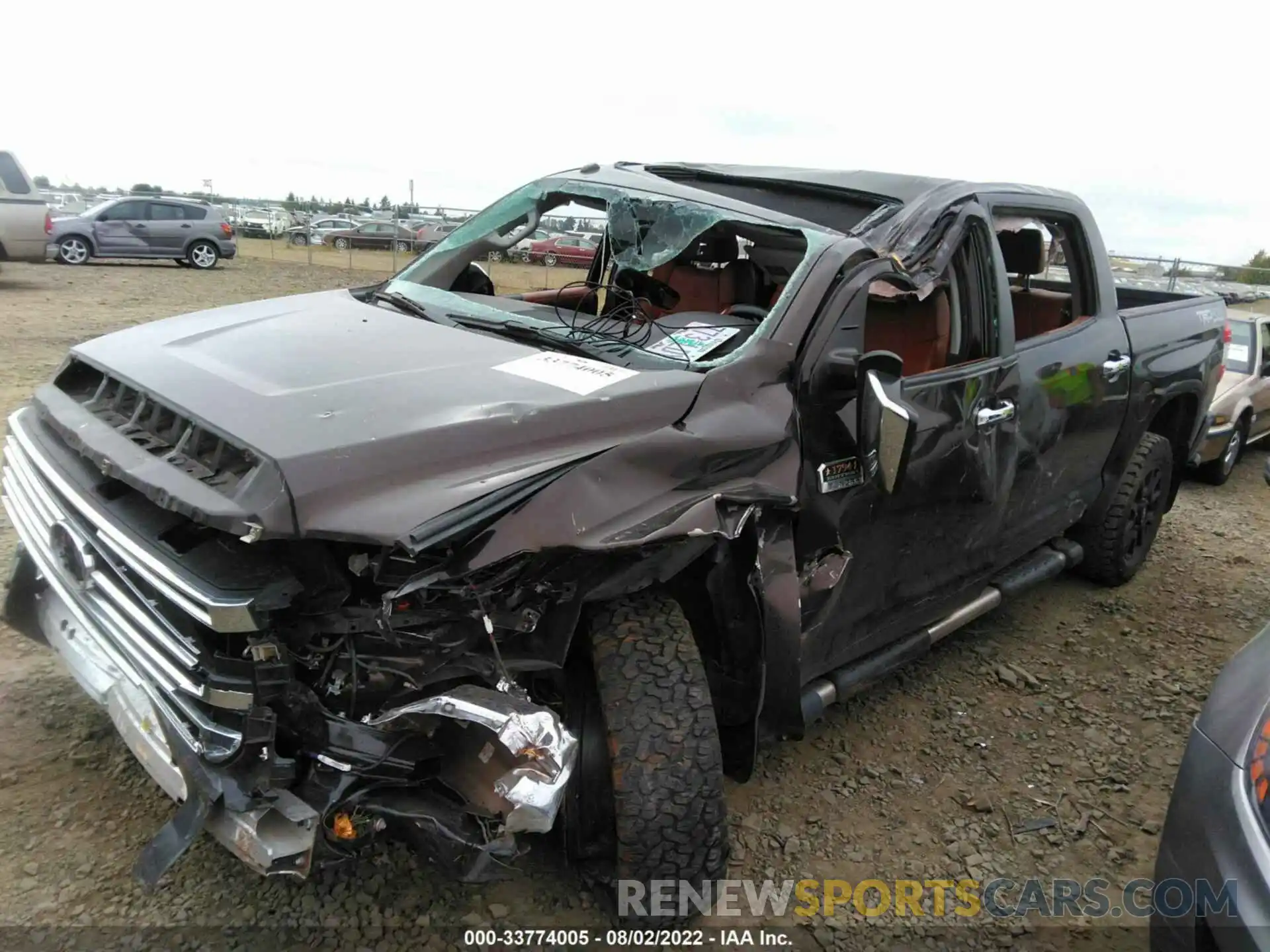 6 Photograph of a damaged car 5TFAY5F15KX796314 TOYOTA TUNDRA 4WD 2019