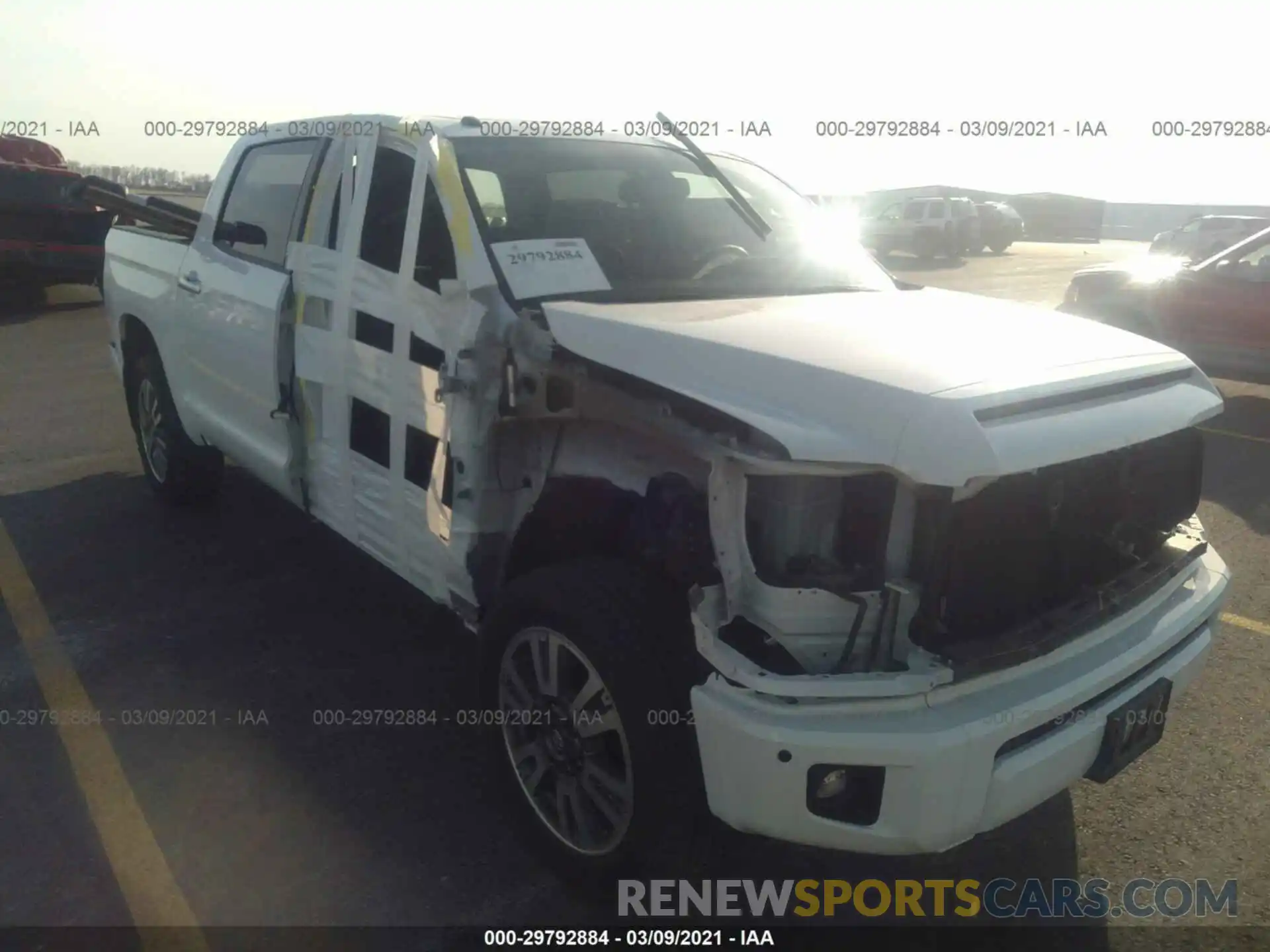 6 Photograph of a damaged car 5TFAY5F15KX840005 TOYOTA TUNDRA 4WD 2019