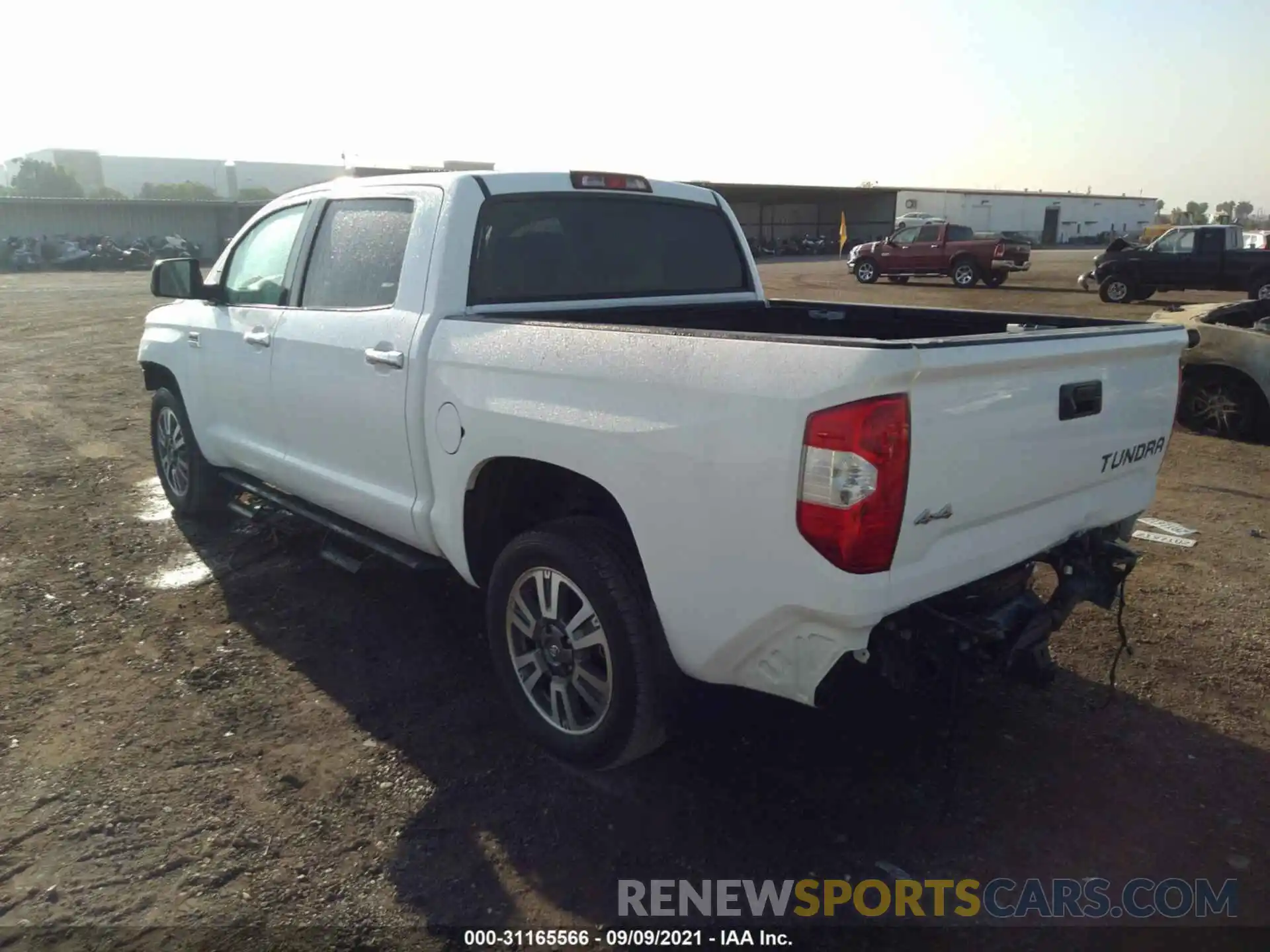 3 Photograph of a damaged car 5TFAY5F16KX853023 TOYOTA TUNDRA 4WD 2019