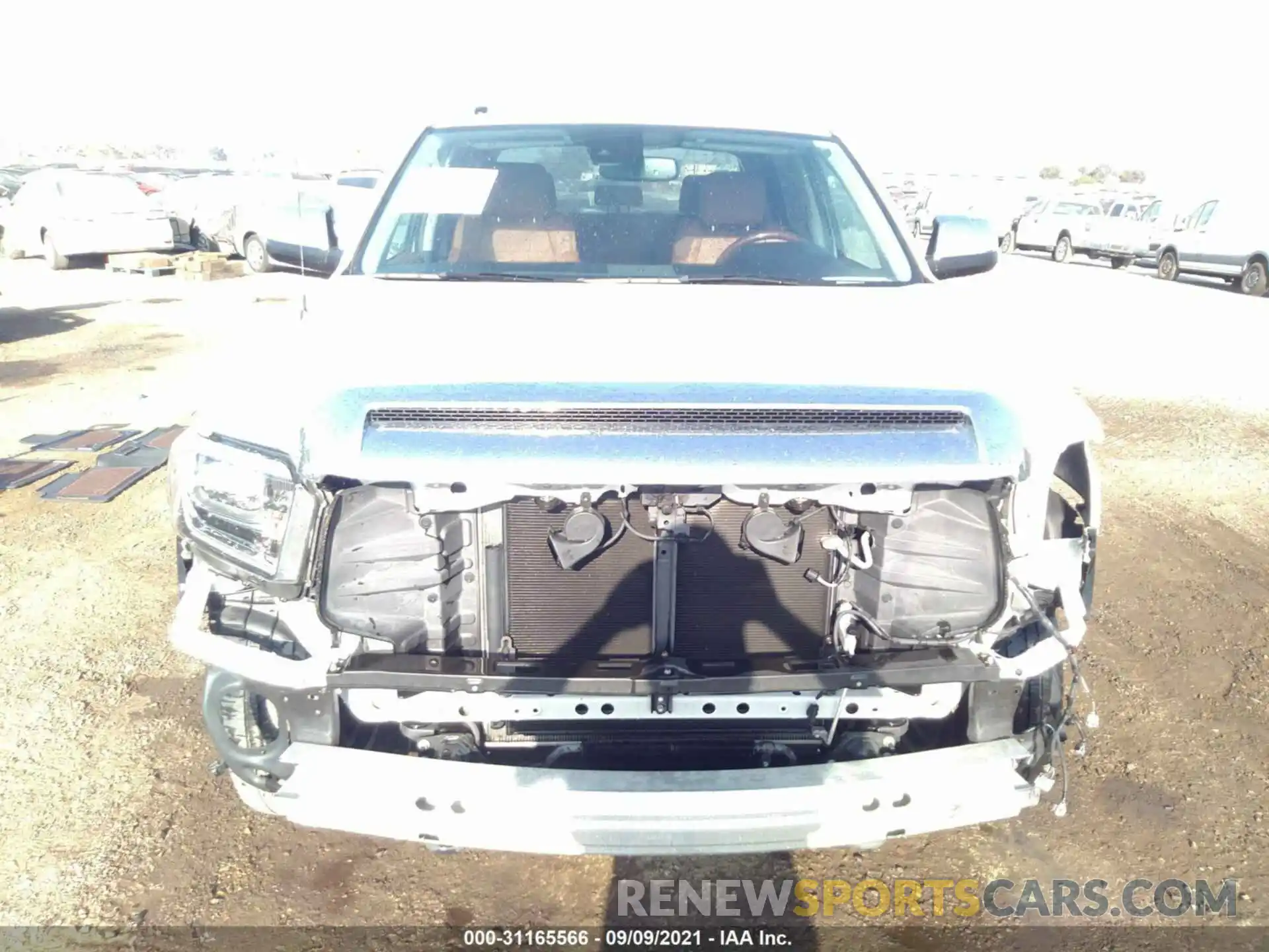 6 Photograph of a damaged car 5TFAY5F16KX853023 TOYOTA TUNDRA 4WD 2019