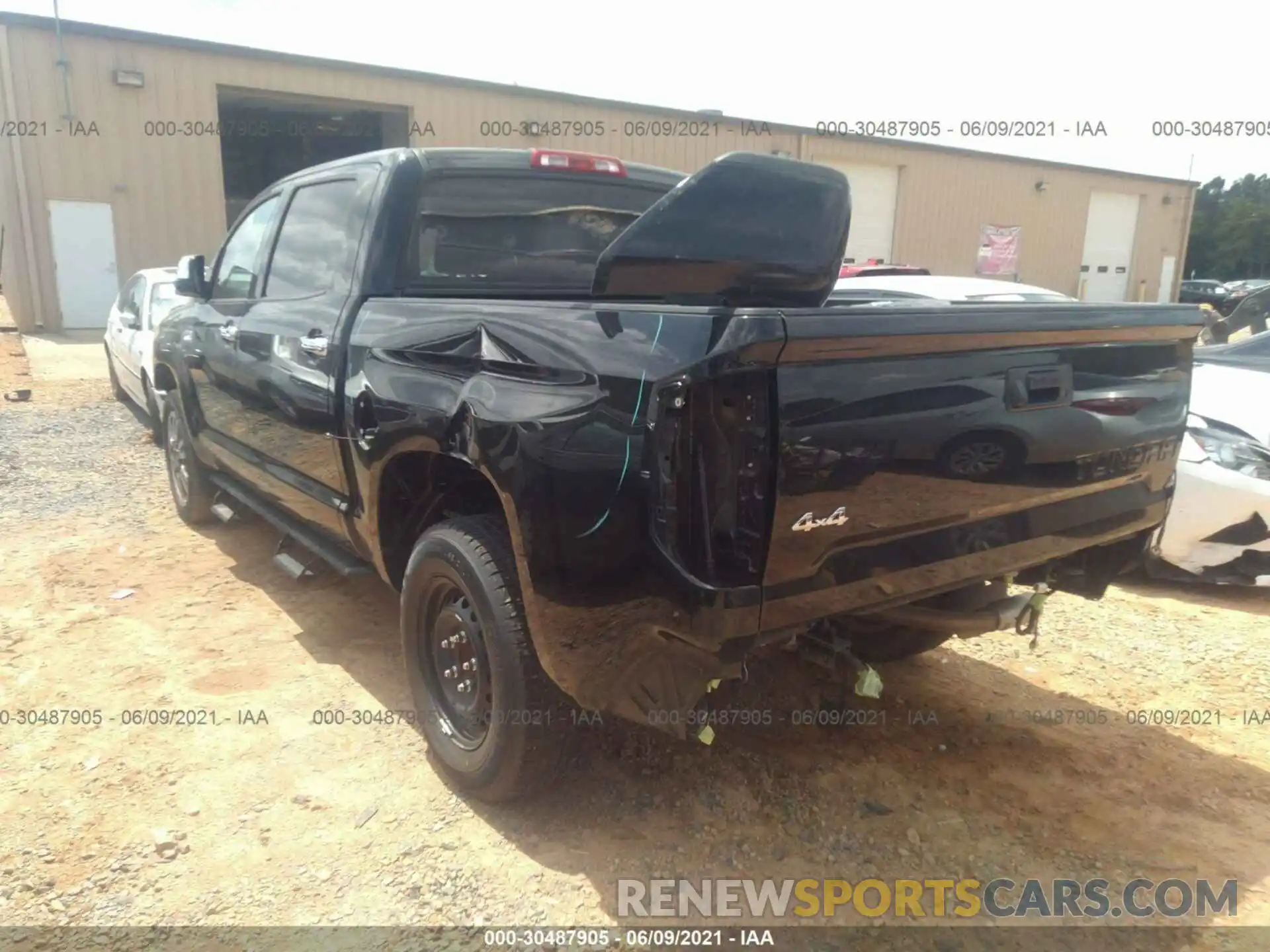 3 Photograph of a damaged car 5TFAY5F16KX856360 TOYOTA TUNDRA 4WD 2019