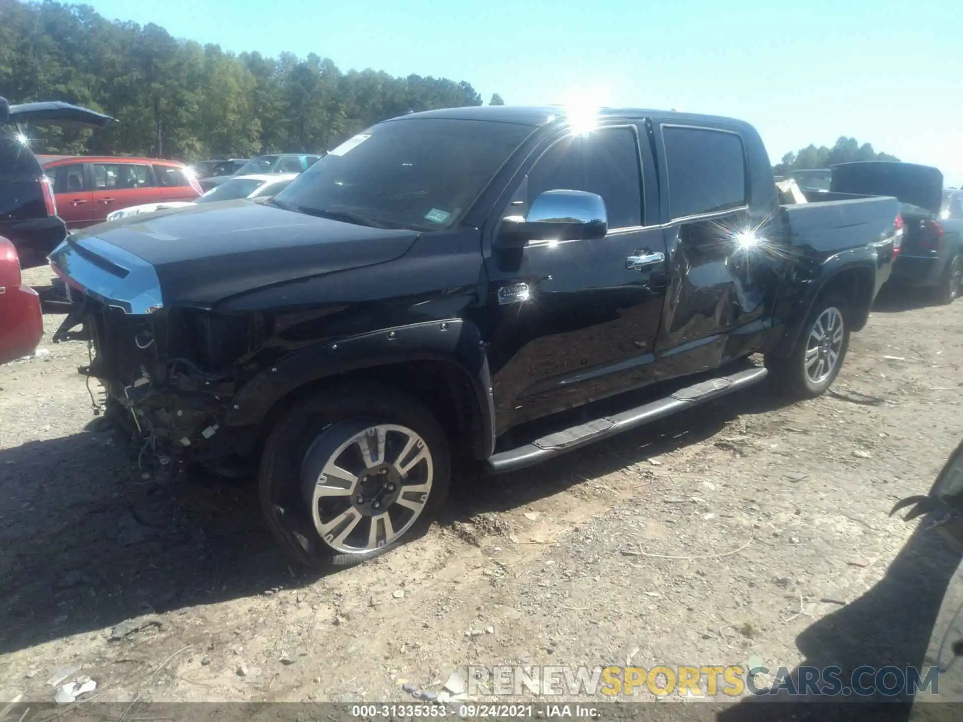 2 Photograph of a damaged car 5TFAY5F17KX810486 TOYOTA TUNDRA 4WD 2019