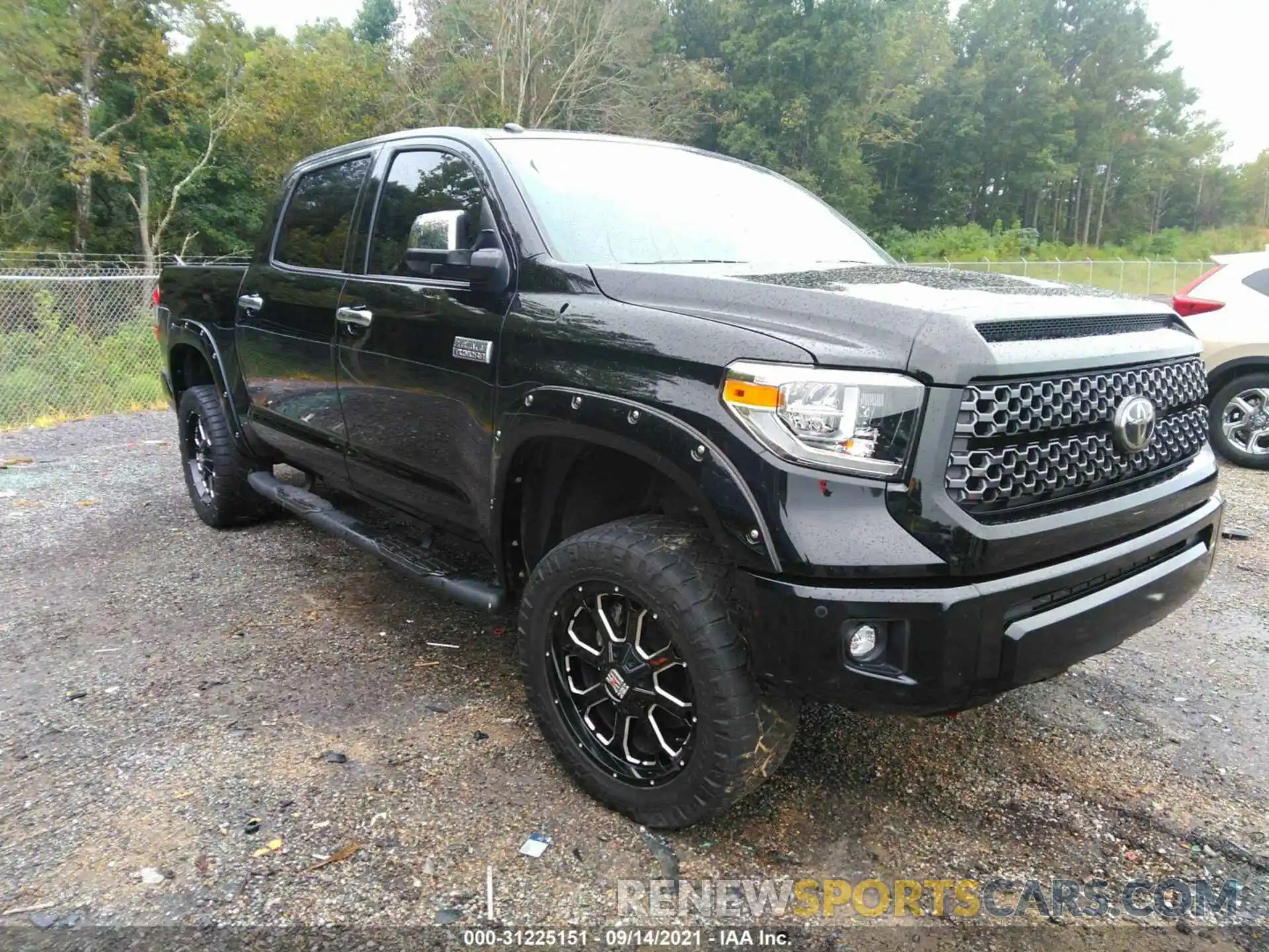 1 Photograph of a damaged car 5TFAY5F17KX849918 TOYOTA TUNDRA 4WD 2019