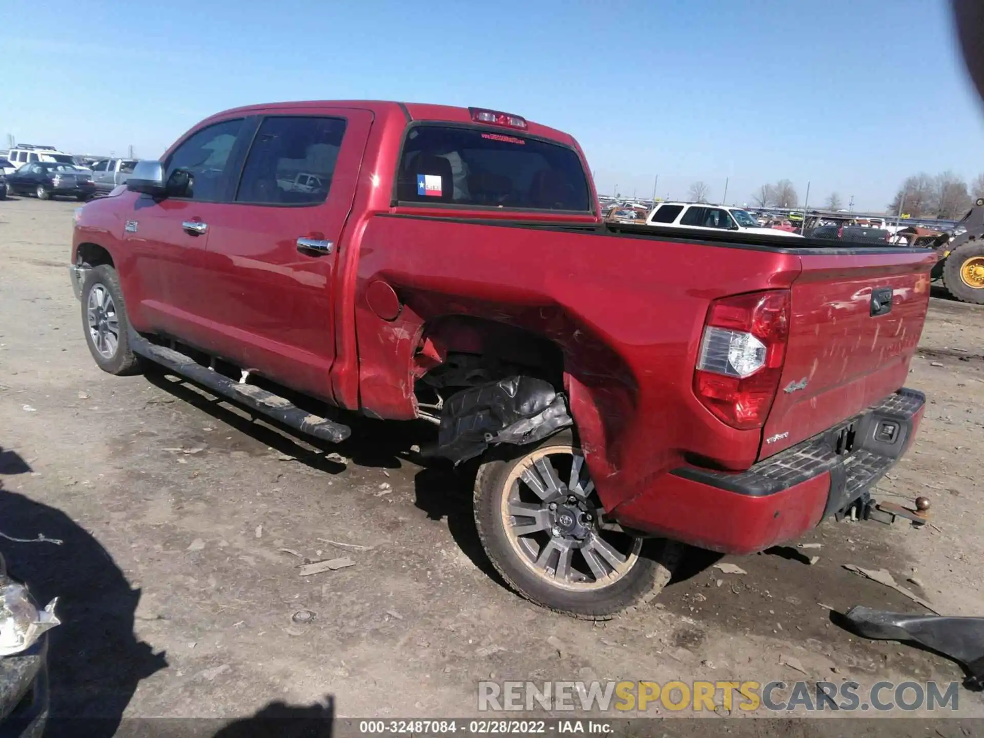 3 Photograph of a damaged car 5TFAY5F17KX851829 TOYOTA TUNDRA 4WD 2019