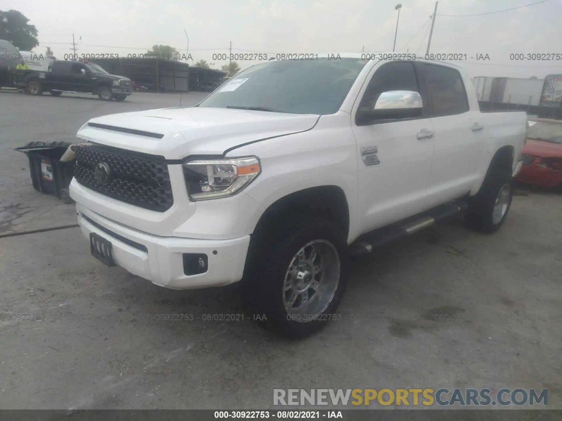 2 Photograph of a damaged car 5TFAY5F18KX777949 TOYOTA TUNDRA 4WD 2019