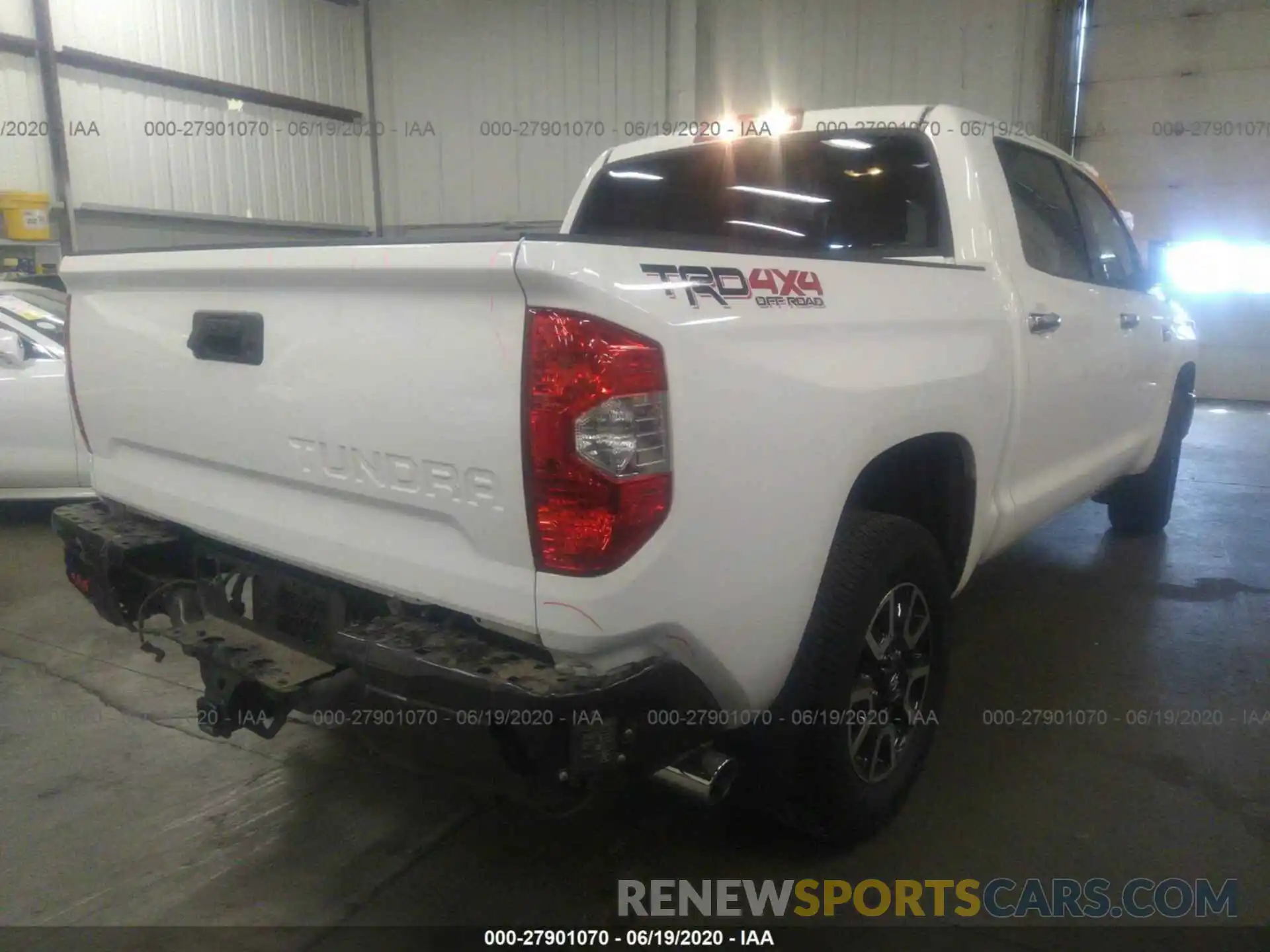 4 Photograph of a damaged car 5TFAY5F18KX784299 TOYOTA TUNDRA 4WD 2019