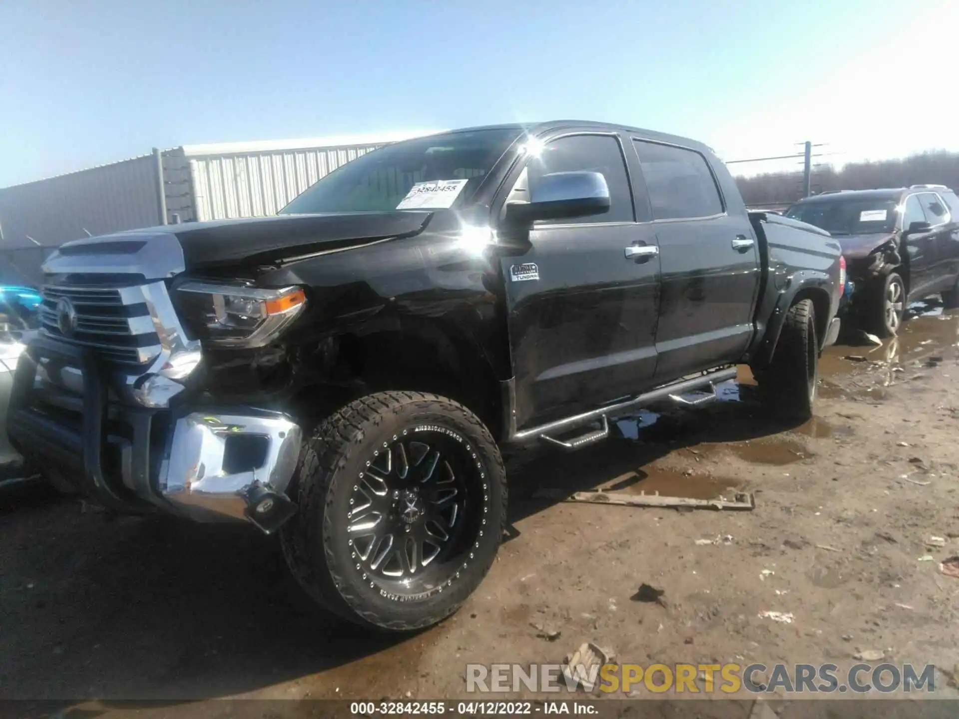 2 Photograph of a damaged car 5TFAY5F18KX797098 TOYOTA TUNDRA 4WD 2019