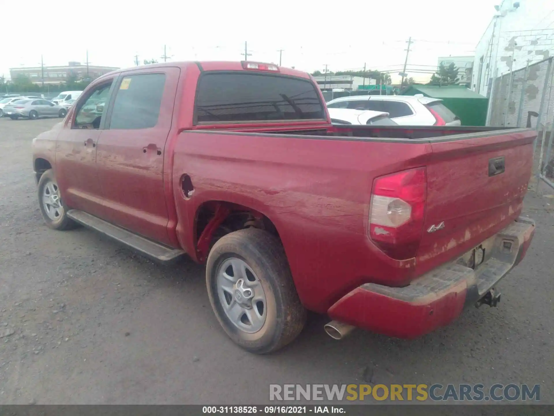 3 Photograph of a damaged car 5TFAY5F18KX805989 TOYOTA TUNDRA 4WD 2019