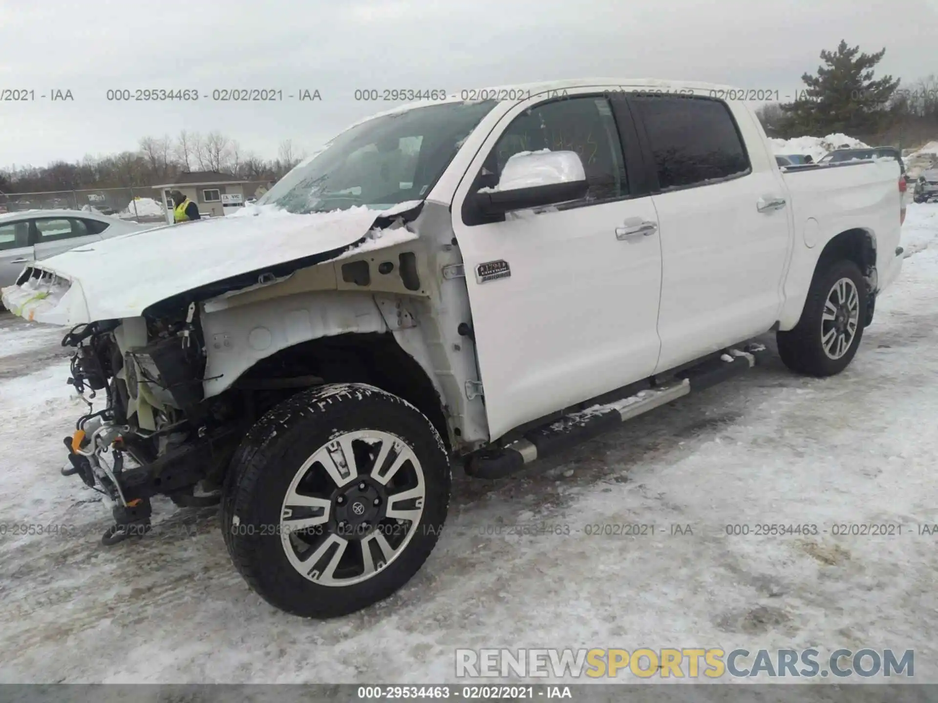 2 Photograph of a damaged car 5TFAY5F18KX825630 TOYOTA TUNDRA 4WD 2019