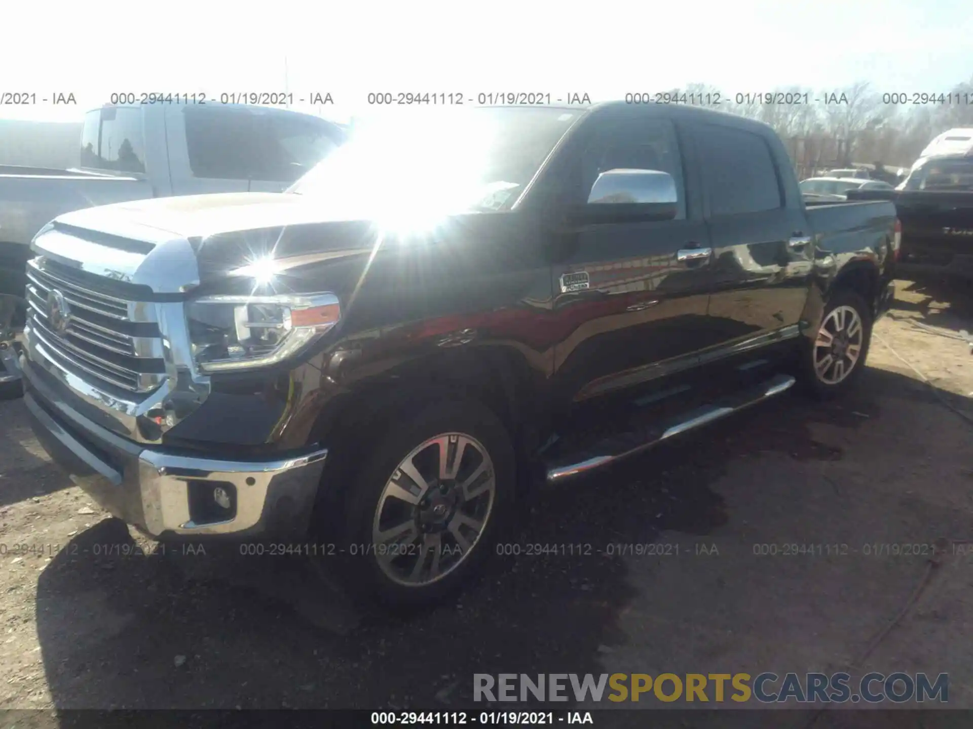 2 Photograph of a damaged car 5TFAY5F19KX781945 TOYOTA TUNDRA 4WD 2019