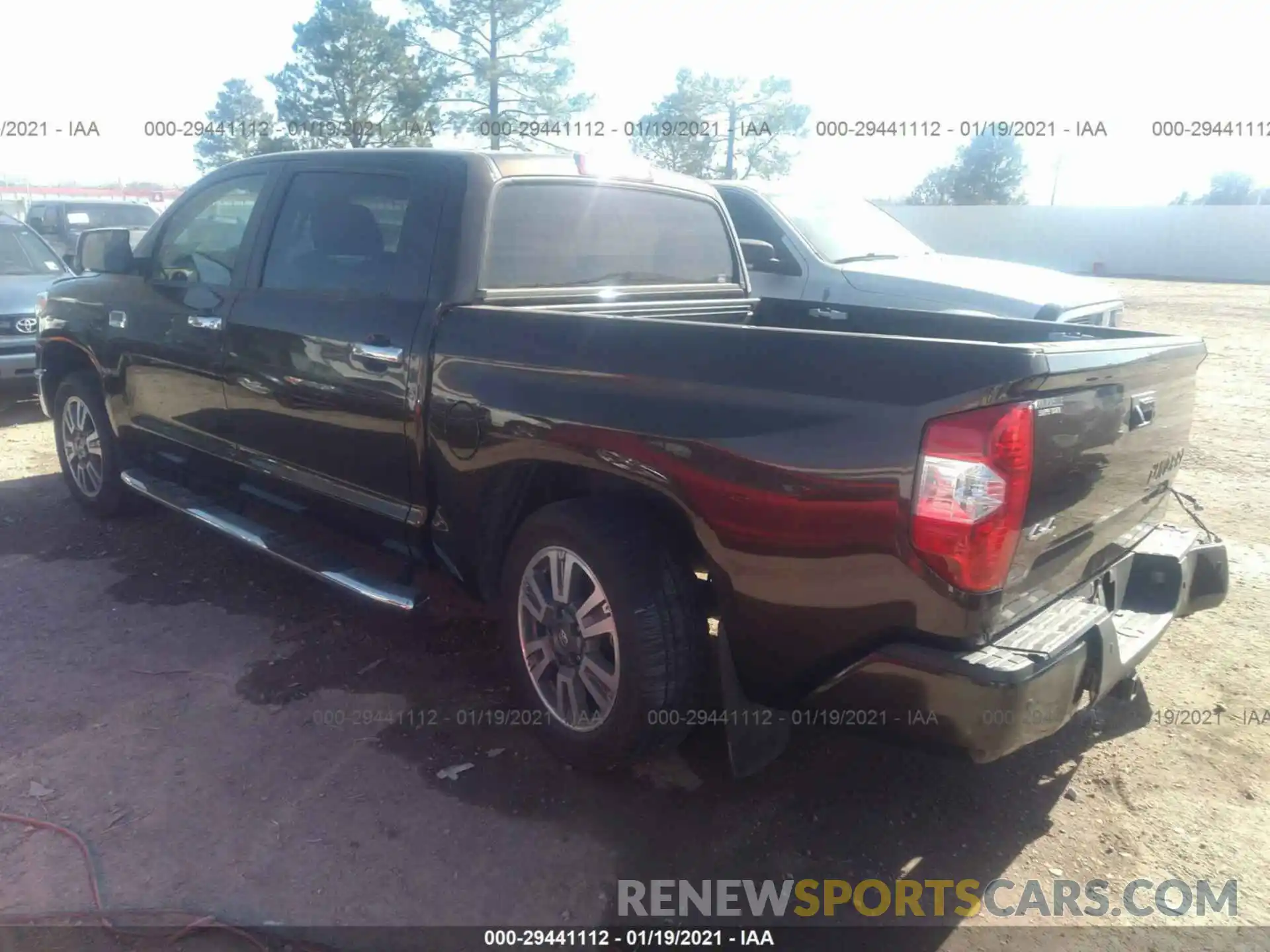 3 Photograph of a damaged car 5TFAY5F19KX781945 TOYOTA TUNDRA 4WD 2019