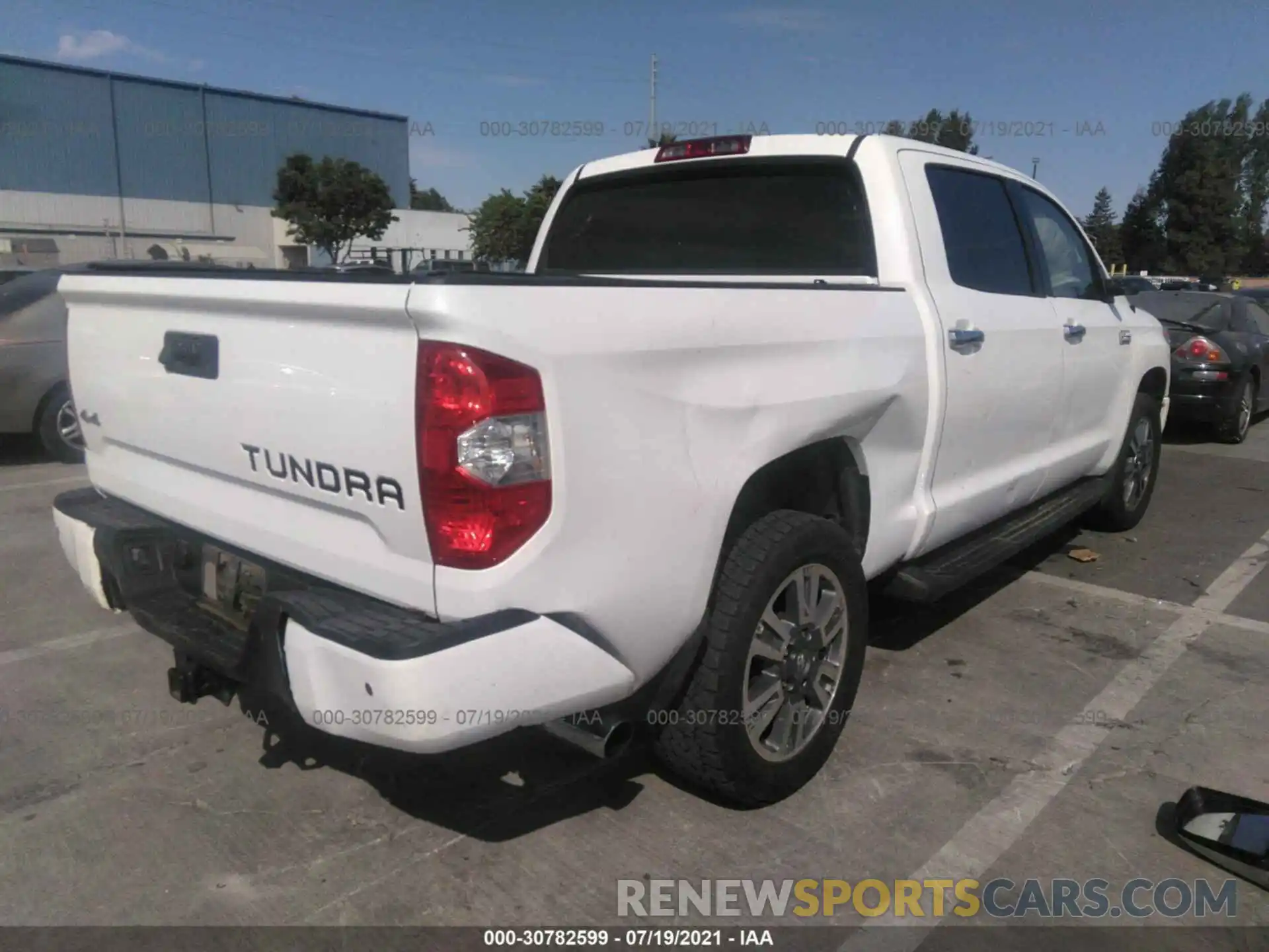 4 Photograph of a damaged car 5TFAY5F19KX786241 TOYOTA TUNDRA 4WD 2019