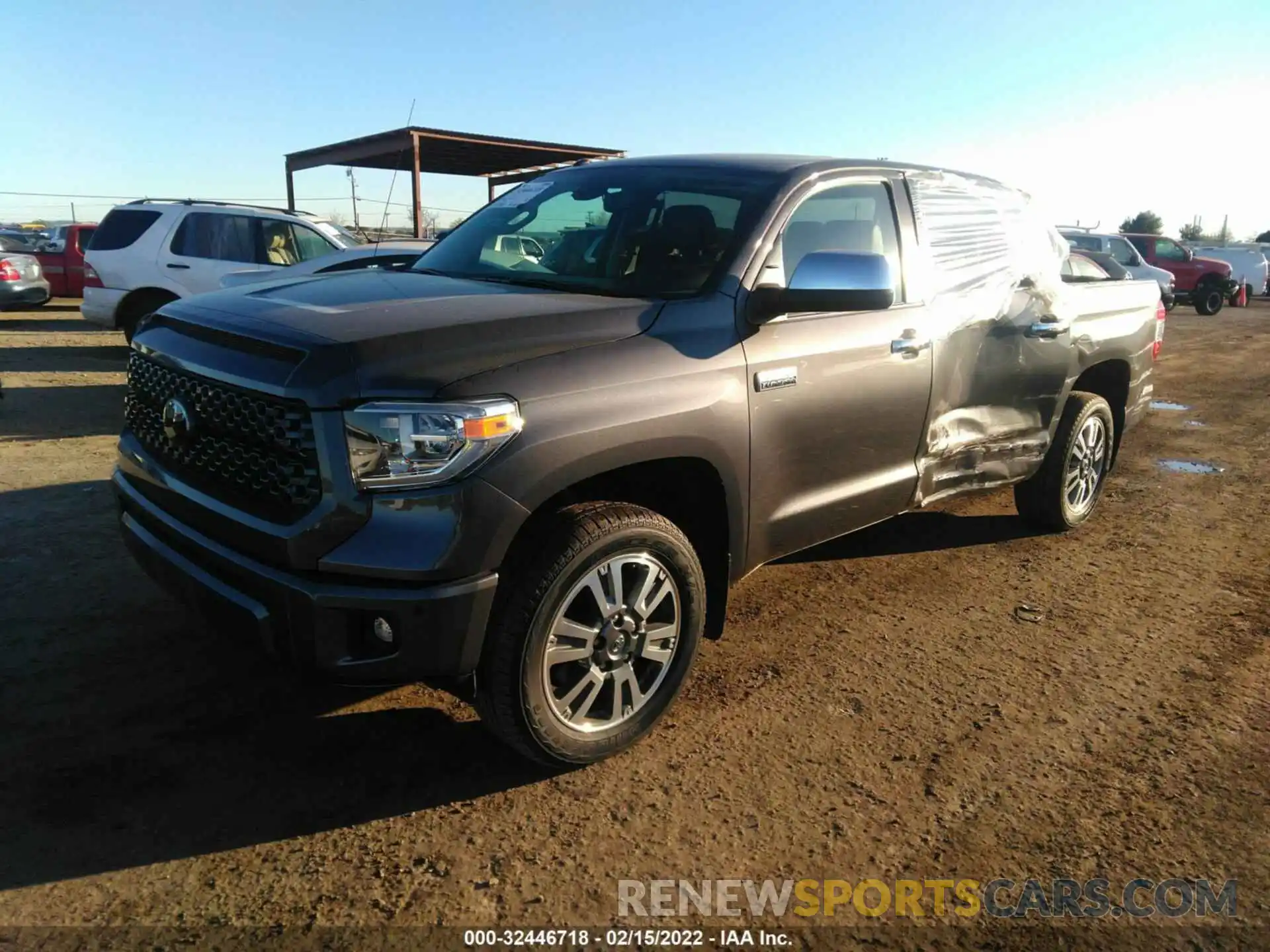 2 Photograph of a damaged car 5TFAY5F19KX822753 TOYOTA TUNDRA 4WD 2019