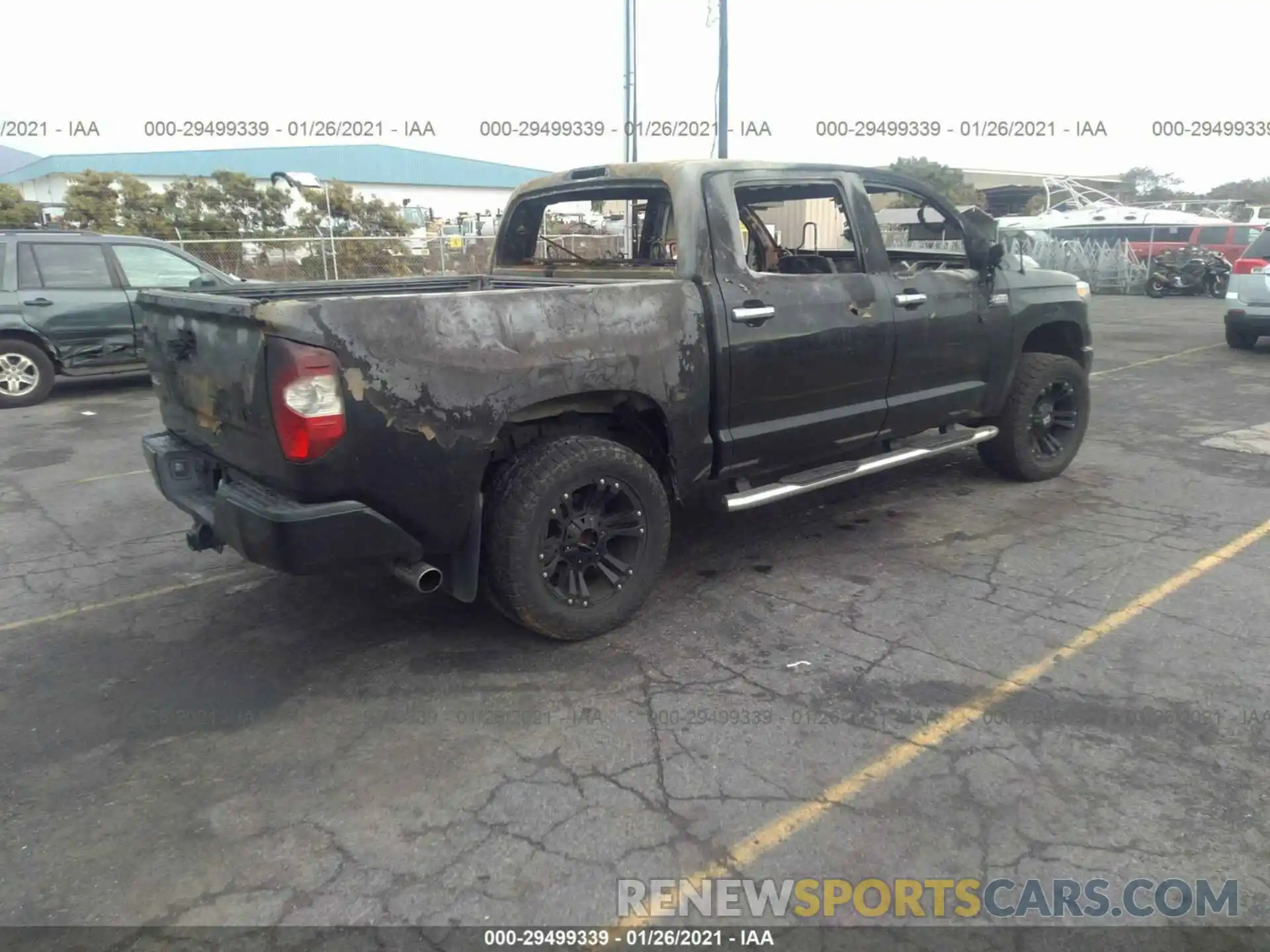 4 Photograph of a damaged car 5TFAY5F19KX868051 TOYOTA TUNDRA 4WD 2019