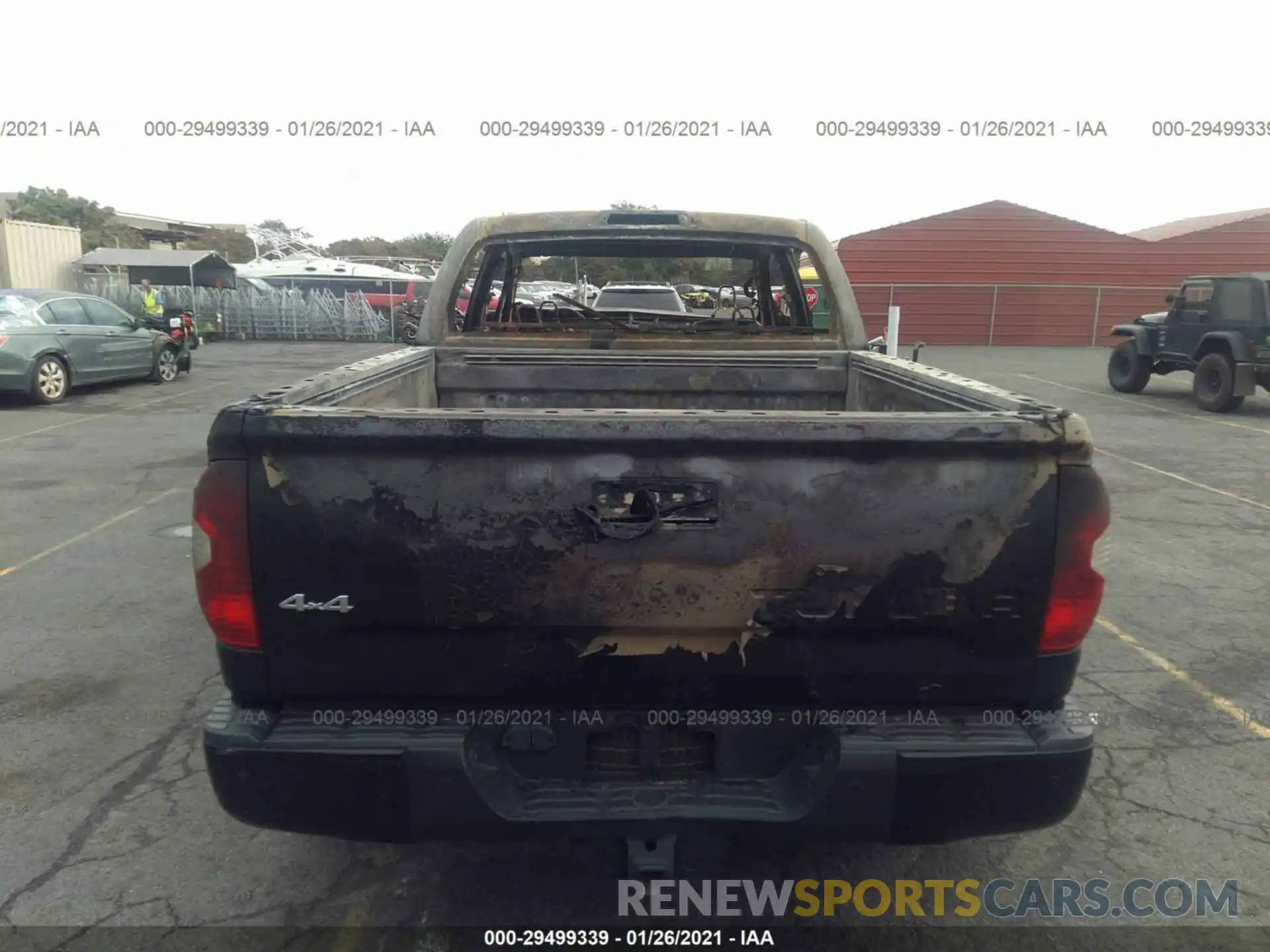 6 Photograph of a damaged car 5TFAY5F19KX868051 TOYOTA TUNDRA 4WD 2019