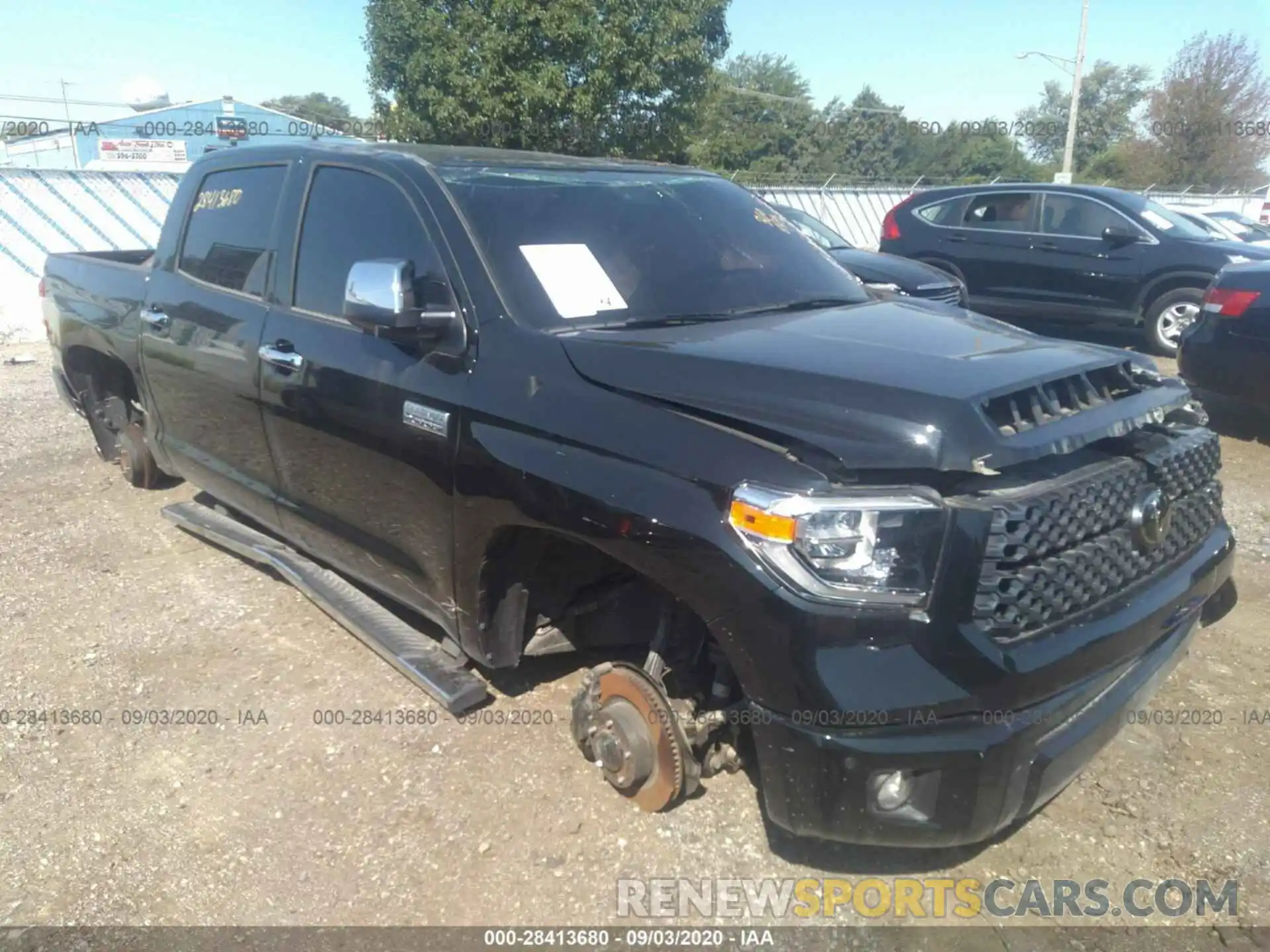 1 Photograph of a damaged car 5TFAY5F1XKX831252 TOYOTA TUNDRA 4WD 2019