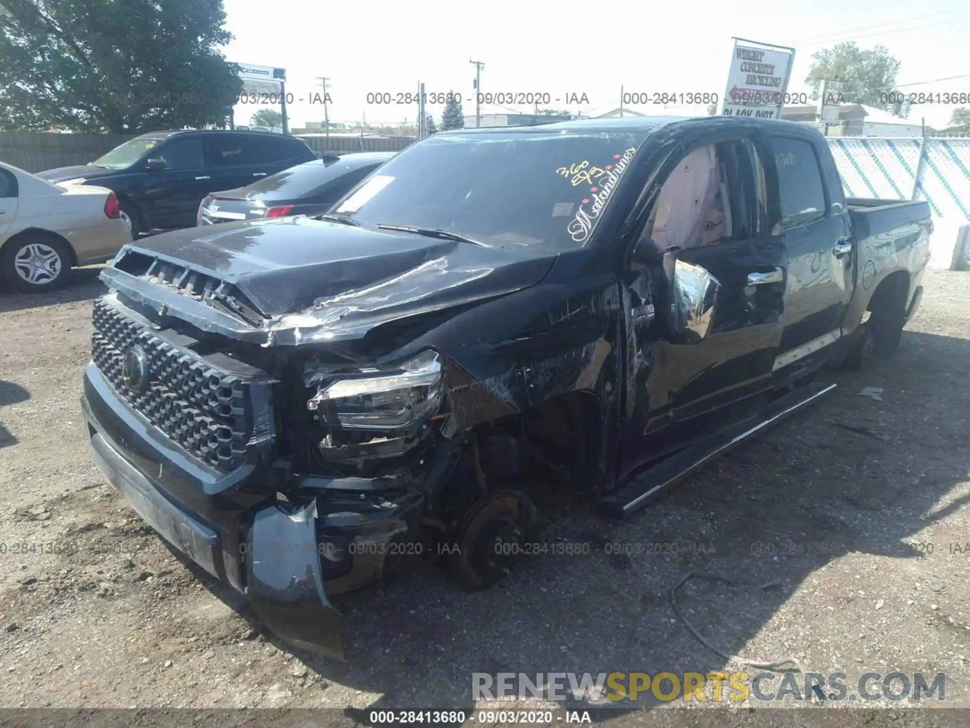 2 Photograph of a damaged car 5TFAY5F1XKX831252 TOYOTA TUNDRA 4WD 2019