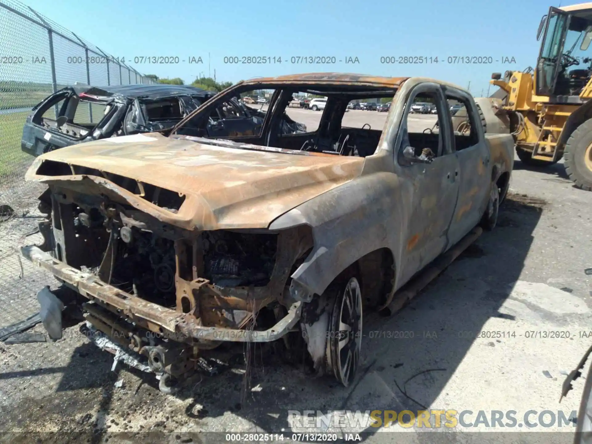 2 Photograph of a damaged car 5TFAY5F1XKX859245 TOYOTA TUNDRA 4WD 2019