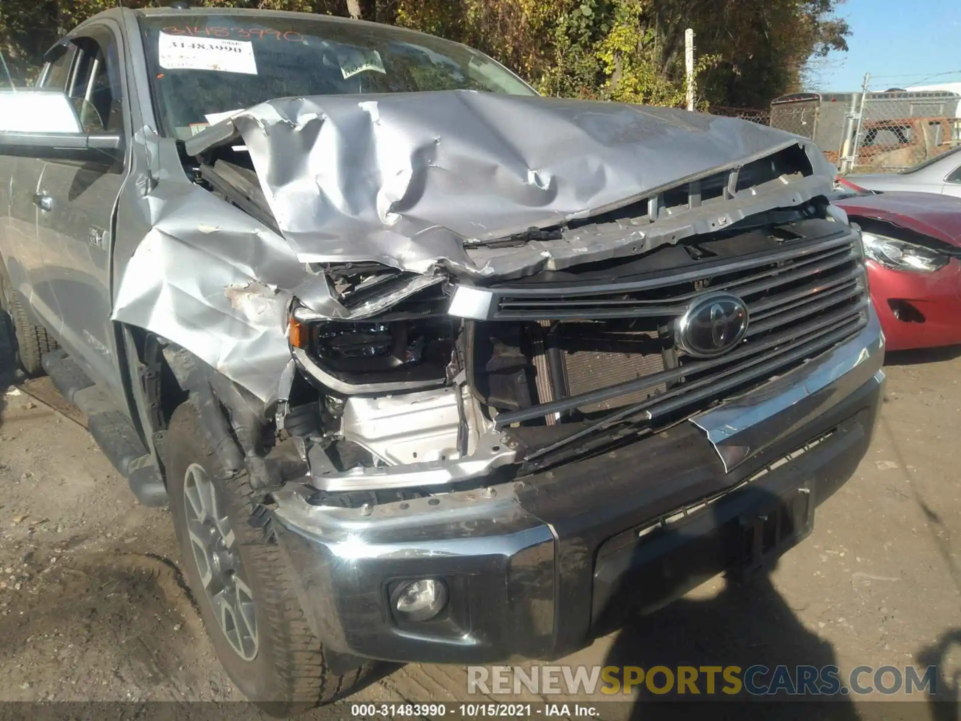 6 Photograph of a damaged car 5TFBY5F10KX824962 TOYOTA TUNDRA 4WD 2019