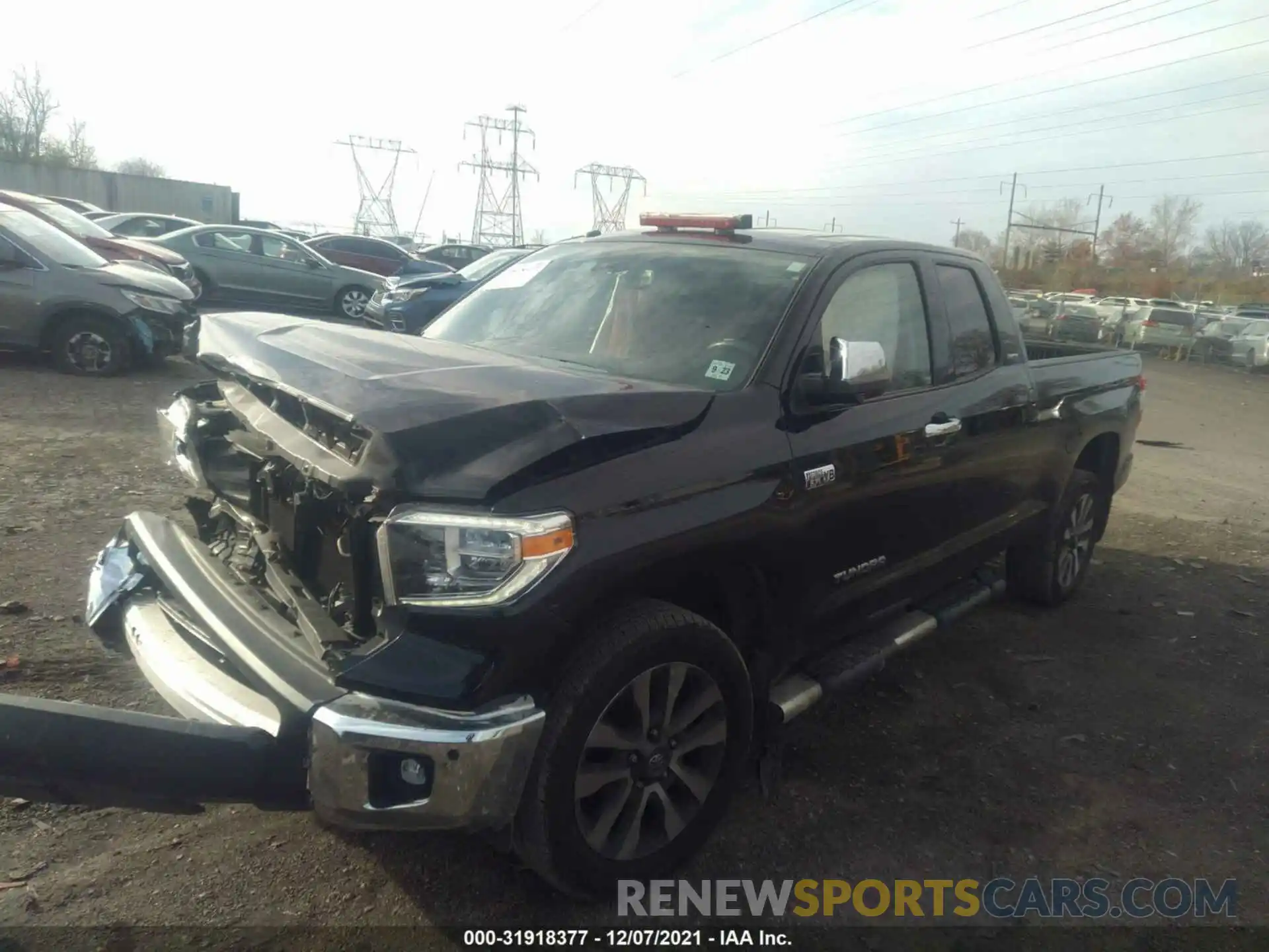 2 Photograph of a damaged car 5TFBY5F16KX779929 TOYOTA TUNDRA 4WD 2019