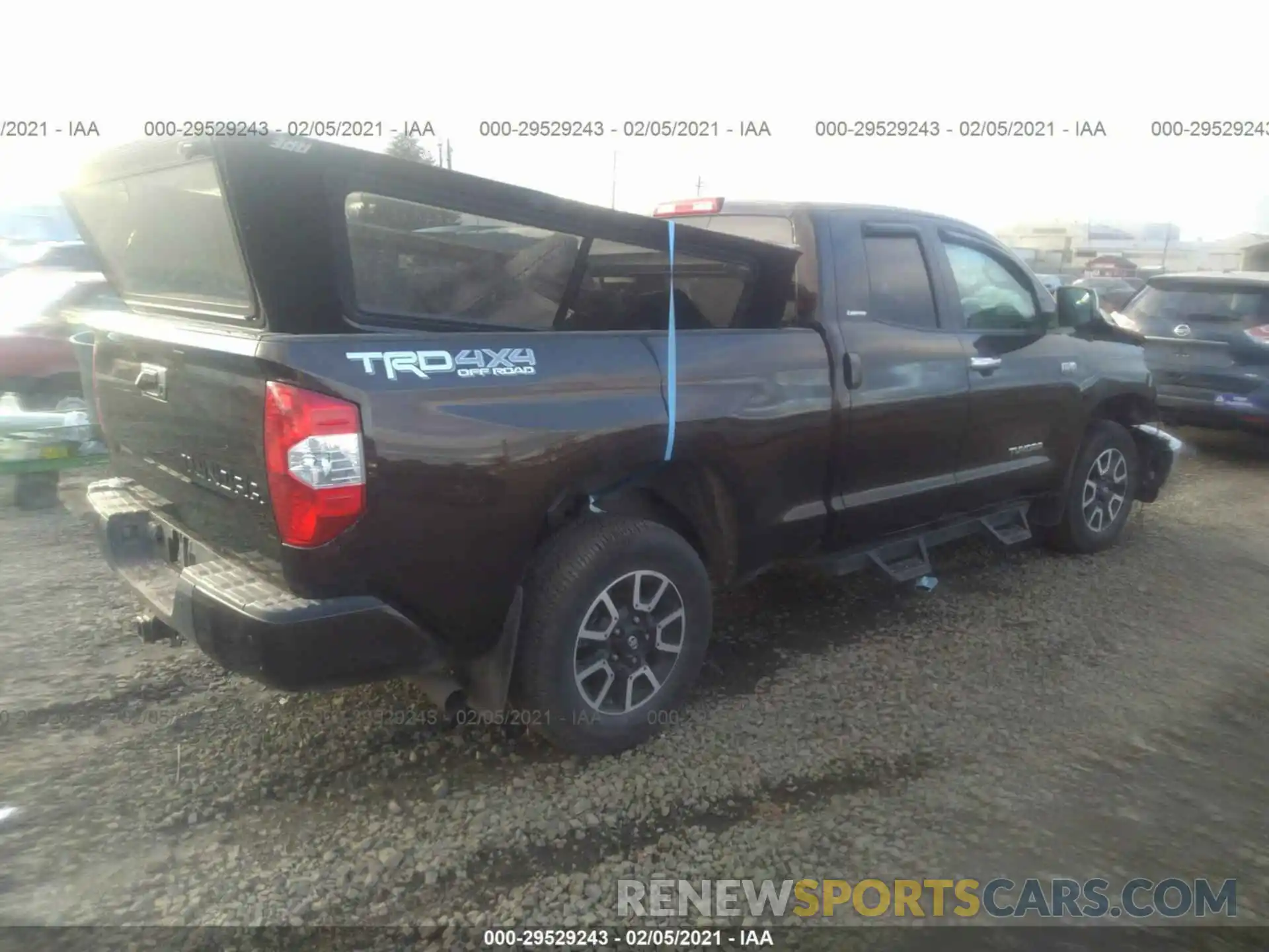 4 Фотография поврежденного автомобиля 5TFBY5F16KX845119 TOYOTA TUNDRA 4WD 2019