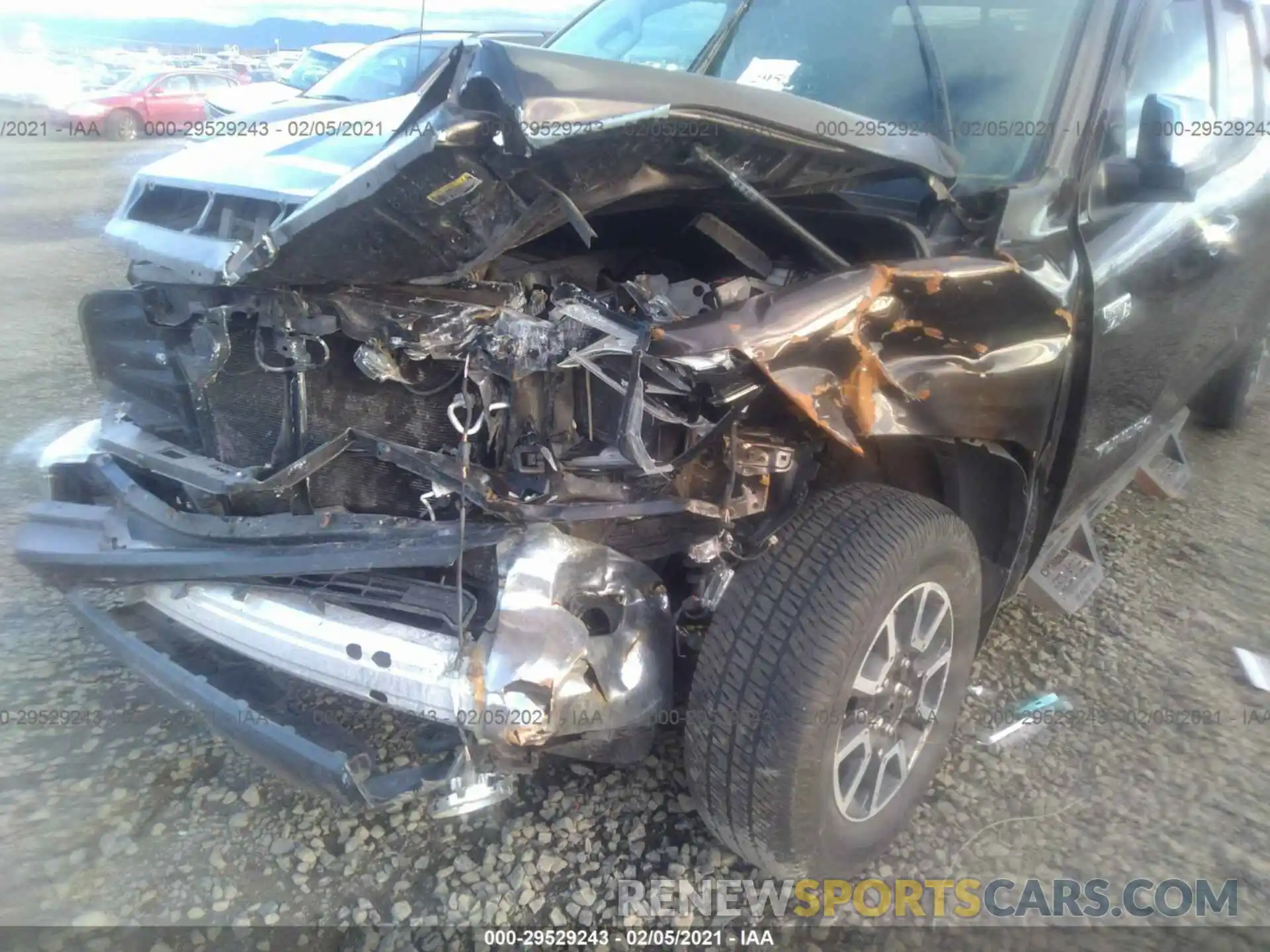 6 Photograph of a damaged car 5TFBY5F16KX845119 TOYOTA TUNDRA 4WD 2019