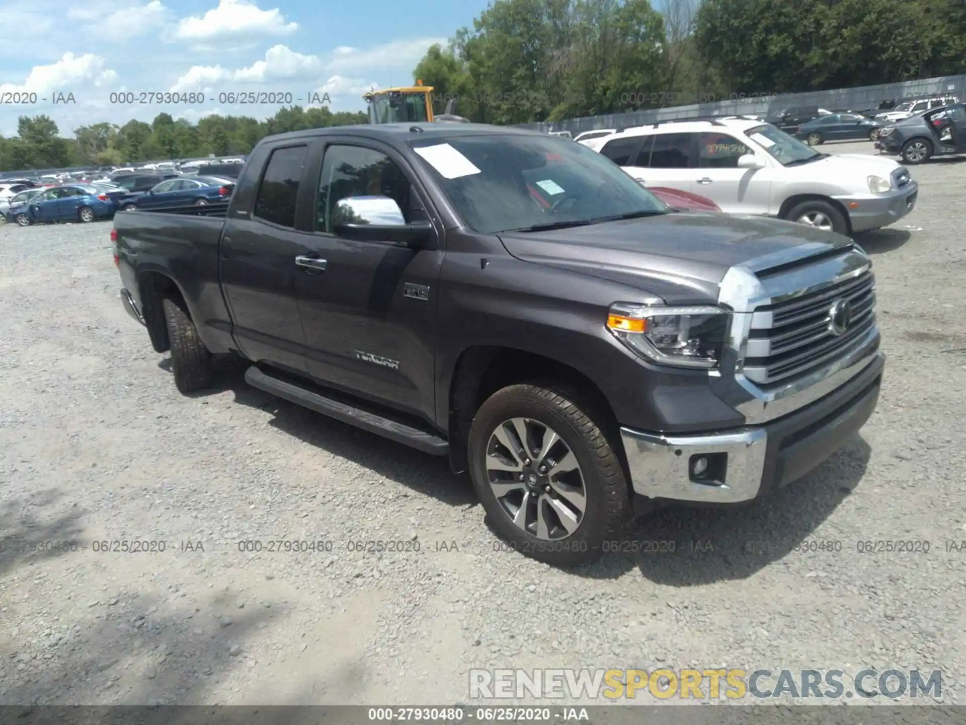 1 Photograph of a damaged car 5TFBY5F17KX859420 TOYOTA TUNDRA 4WD 2019