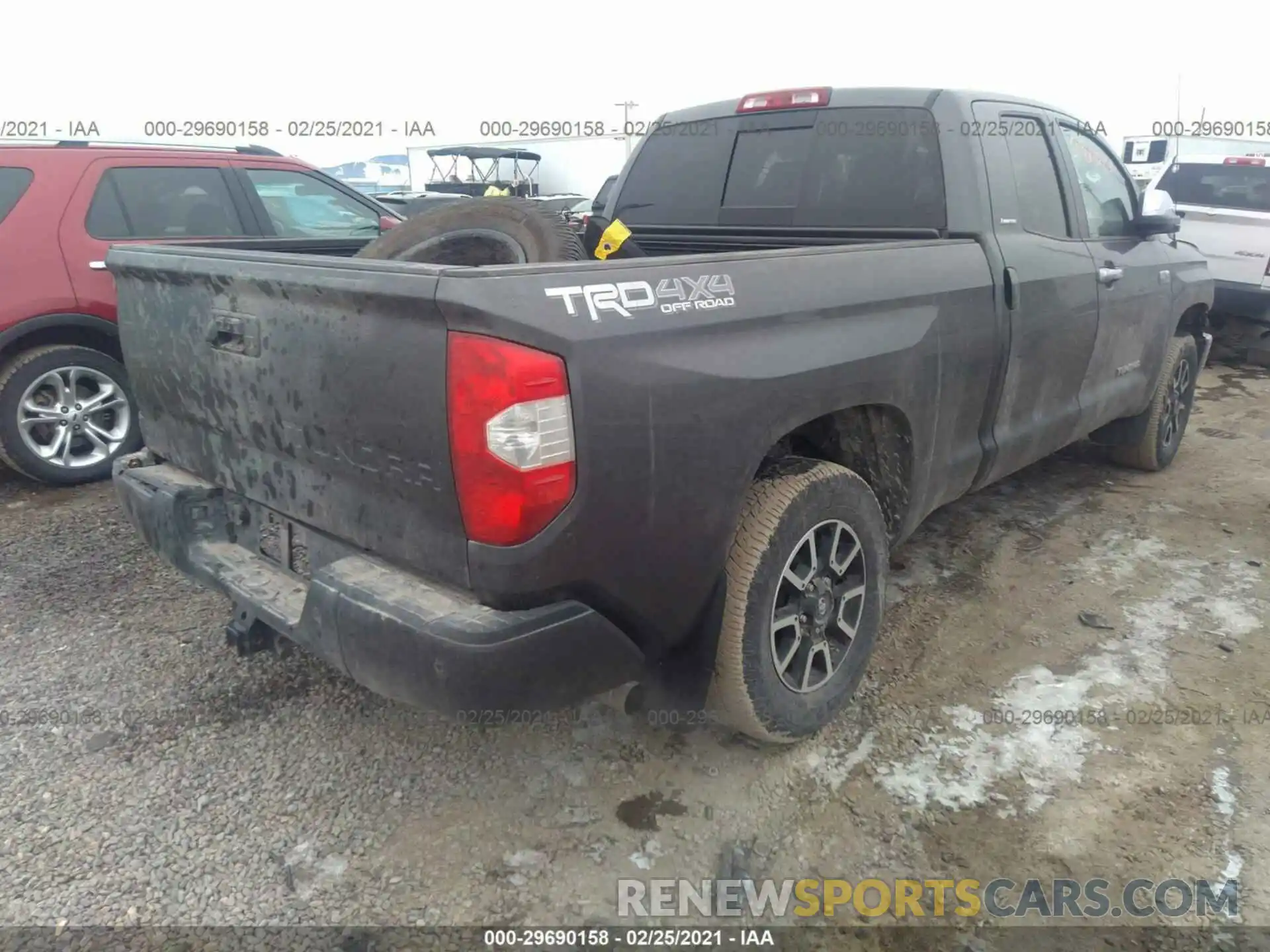 4 Фотография поврежденного автомобиля 5TFBY5F1XKX836326 TOYOTA TUNDRA 4WD 2019