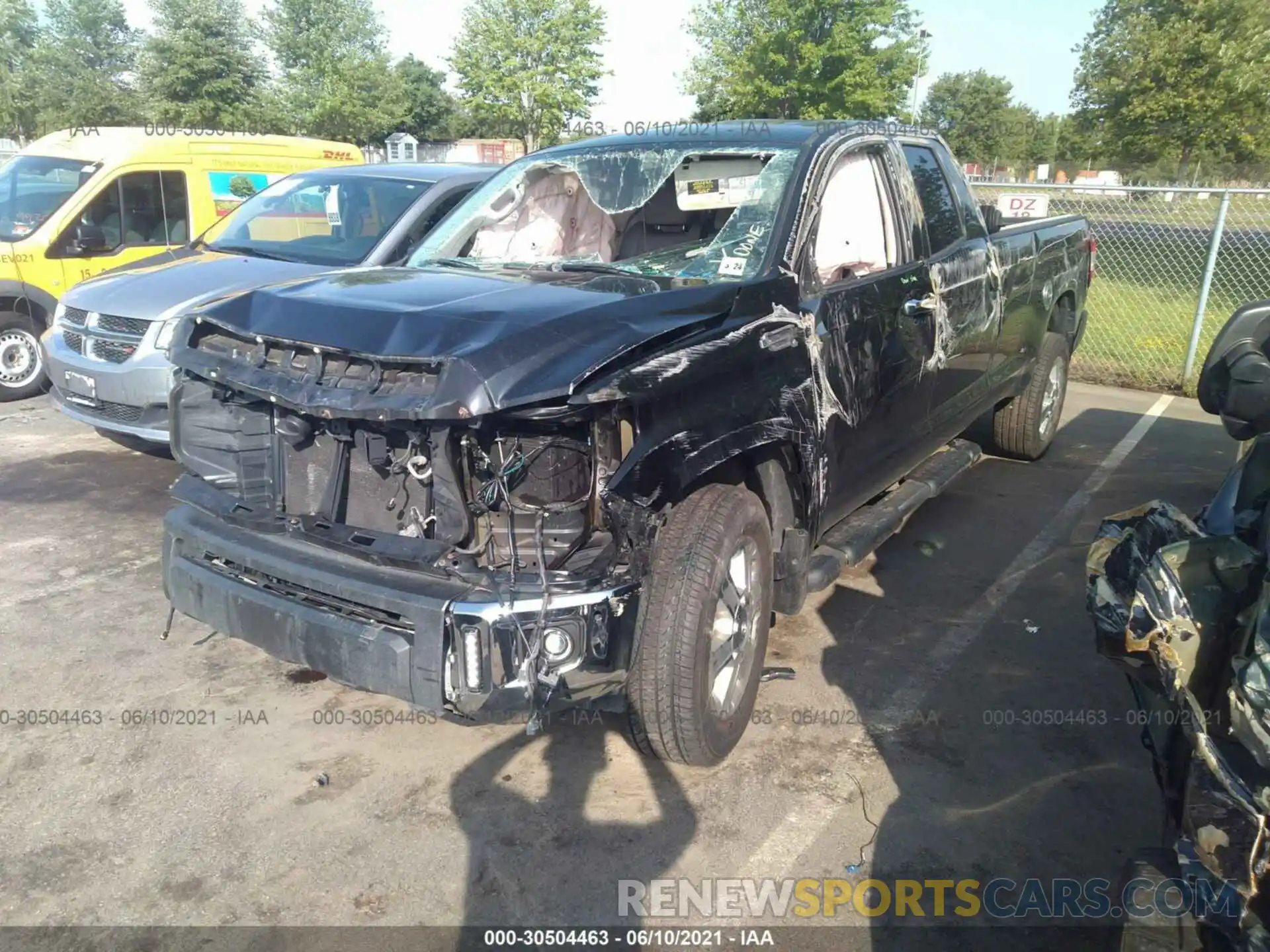 2 Photograph of a damaged car 5TFCY5F17KX024213 TOYOTA TUNDRA 4WD 2019