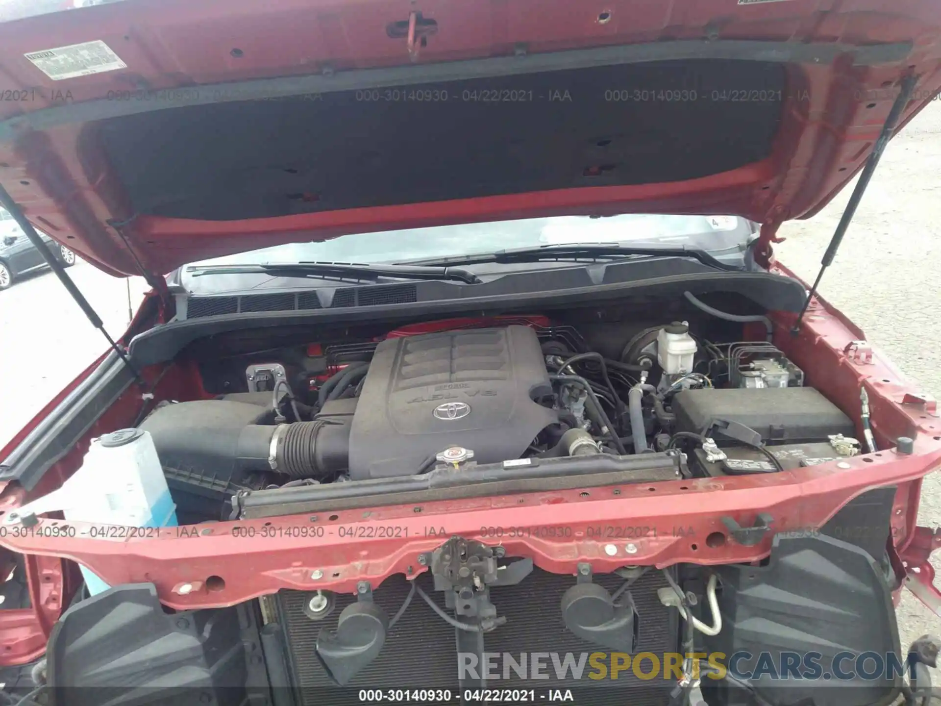 10 Photograph of a damaged car 5TFDM5F10KX081532 TOYOTA TUNDRA 4WD 2019