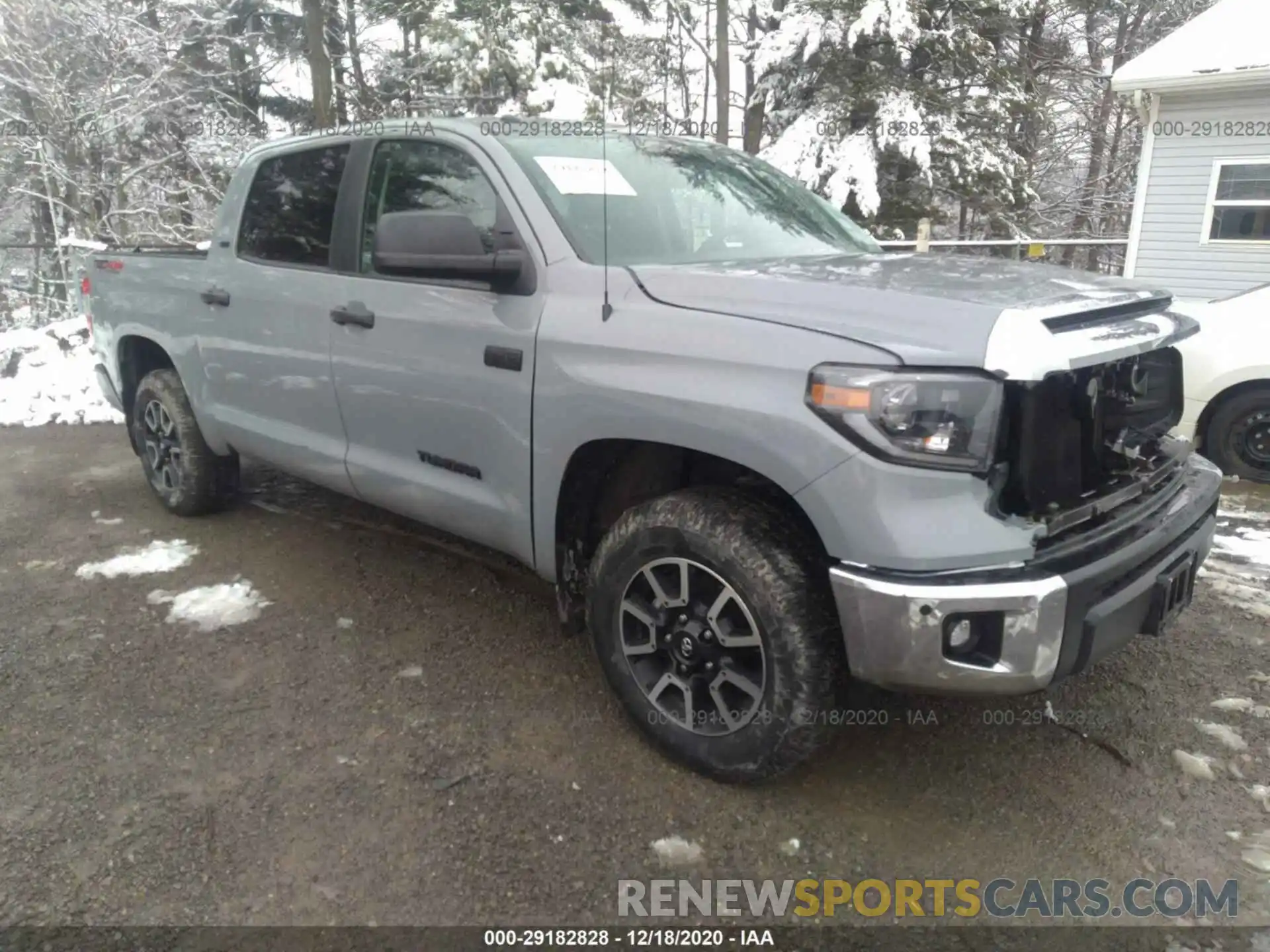 1 Photograph of a damaged car 5TFDW5F10KX817265 TOYOTA TUNDRA 4WD 2019