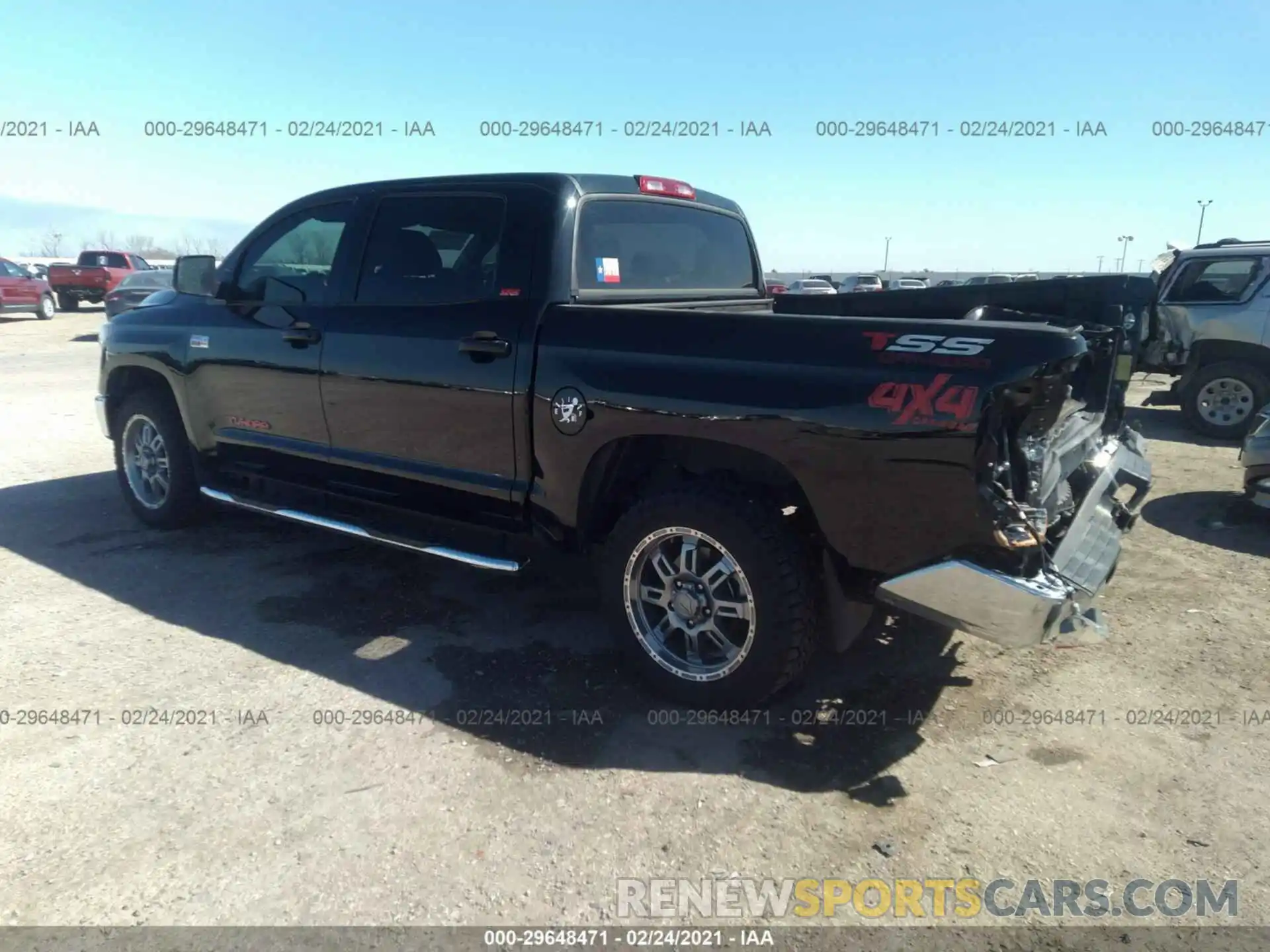 3 Photograph of a damaged car 5TFDW5F10KX863792 TOYOTA TUNDRA 4WD 2019