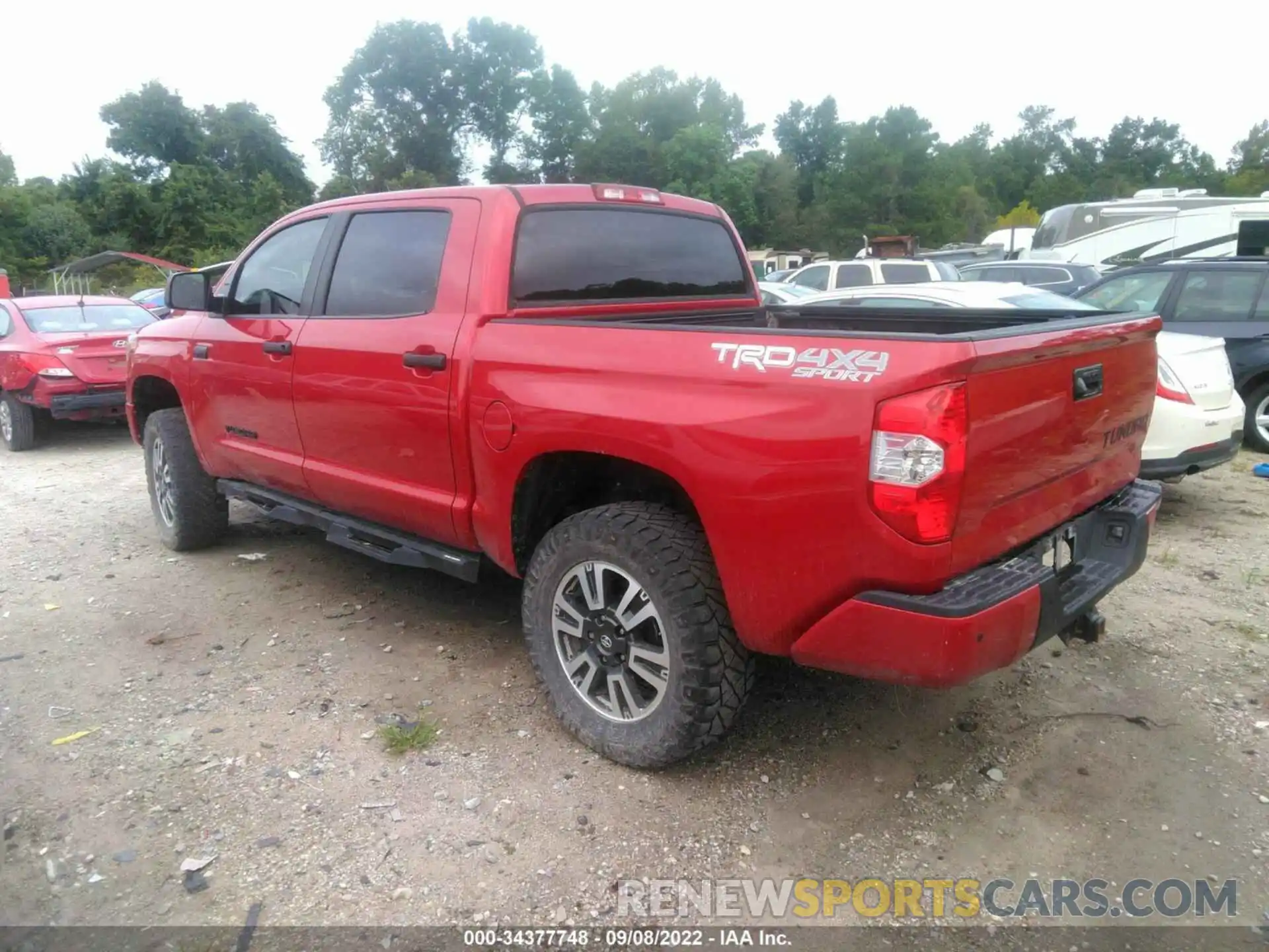 3 Photograph of a damaged car 5TFDW5F11KX819753 TOYOTA TUNDRA 4WD 2019