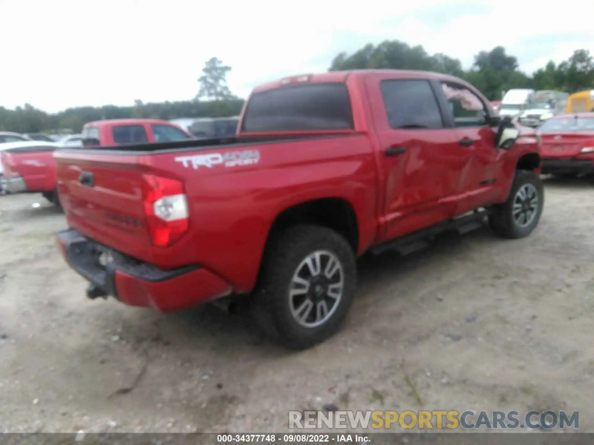 4 Photograph of a damaged car 5TFDW5F11KX819753 TOYOTA TUNDRA 4WD 2019